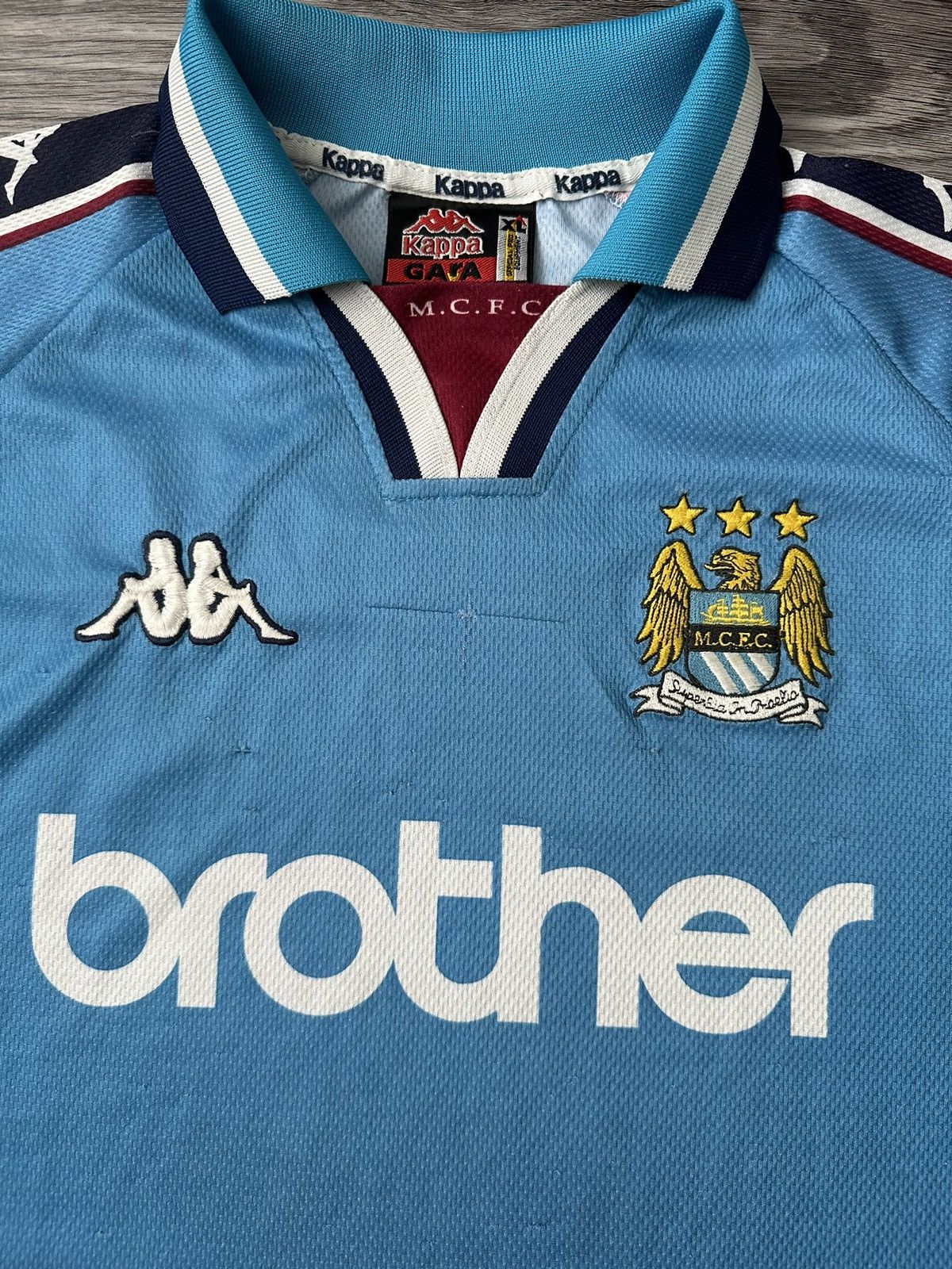 Kappa Kappa Manchester City Vintage Gara Jersey 1997/1999 hype XL Size US XL / EU 56 / 4 - 3 Thumbnail