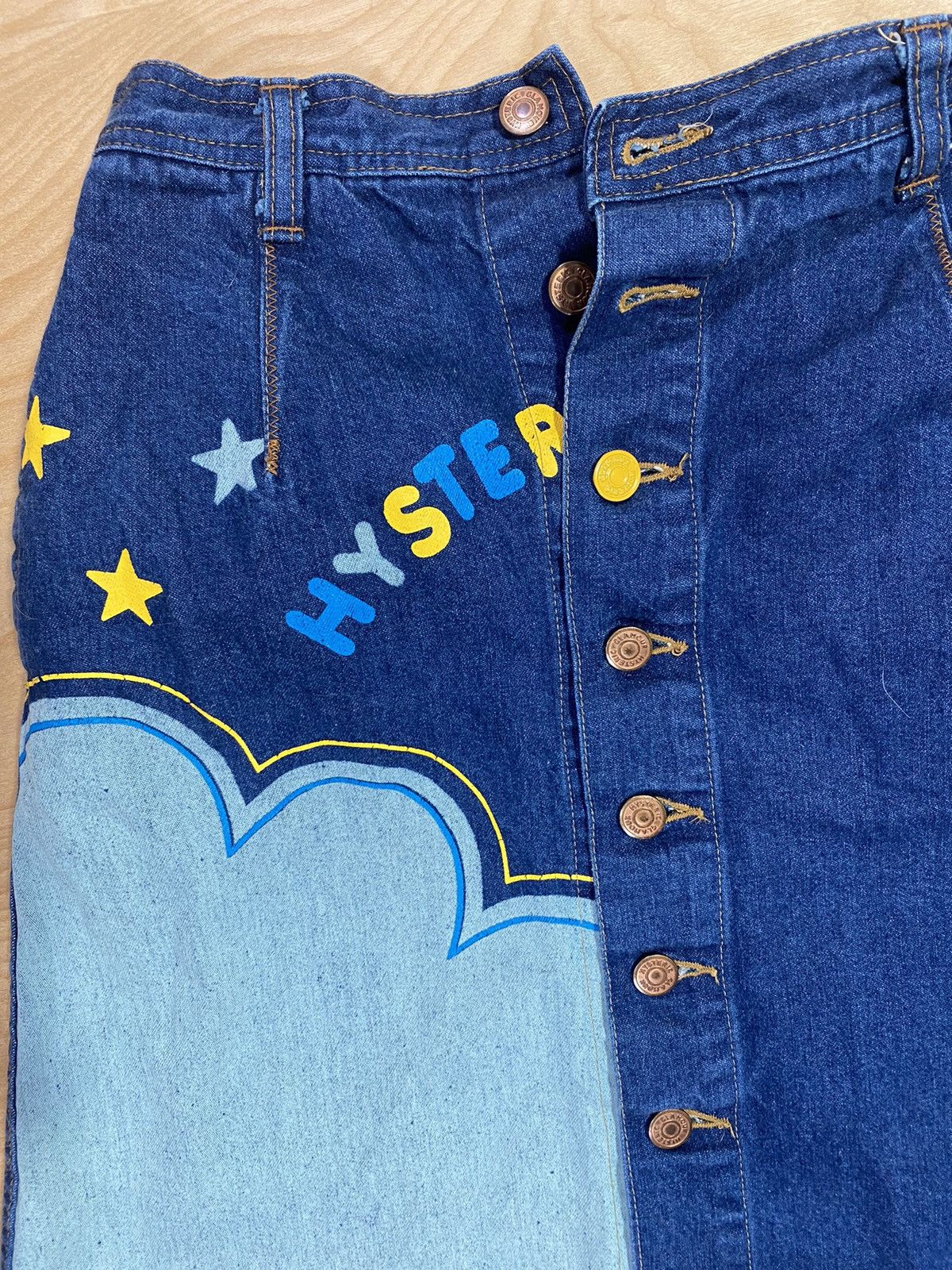 Hysteric Glamour Hysteric Glamour Printed Denim Skirt Size 25" / US 0 / IT 36 - 2 Thumbnail