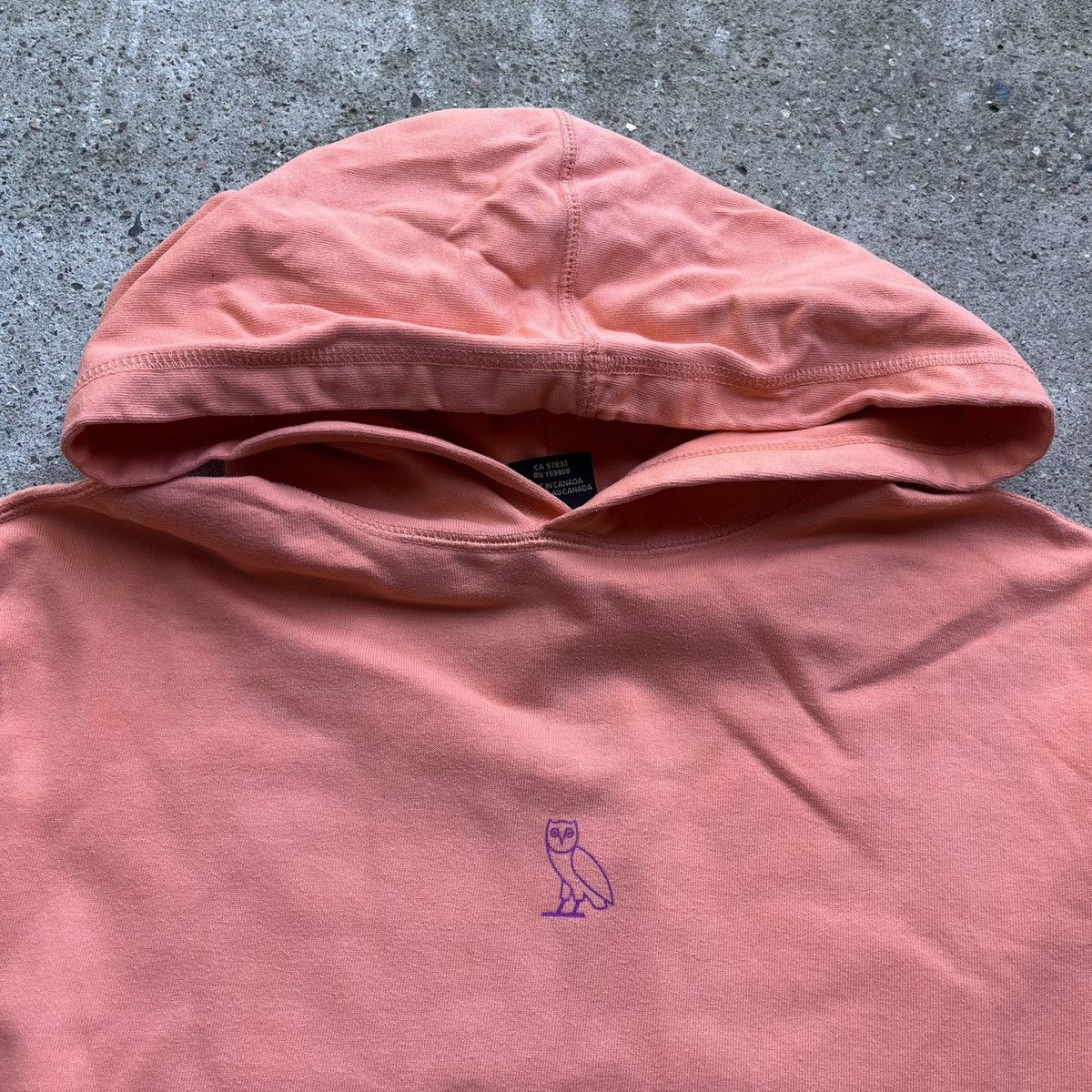 Drake × October's Very Own OVO small own Drake washed salmon pink hoodie Size US L / EU 52-54 / 3 - 3 Thumbnail
