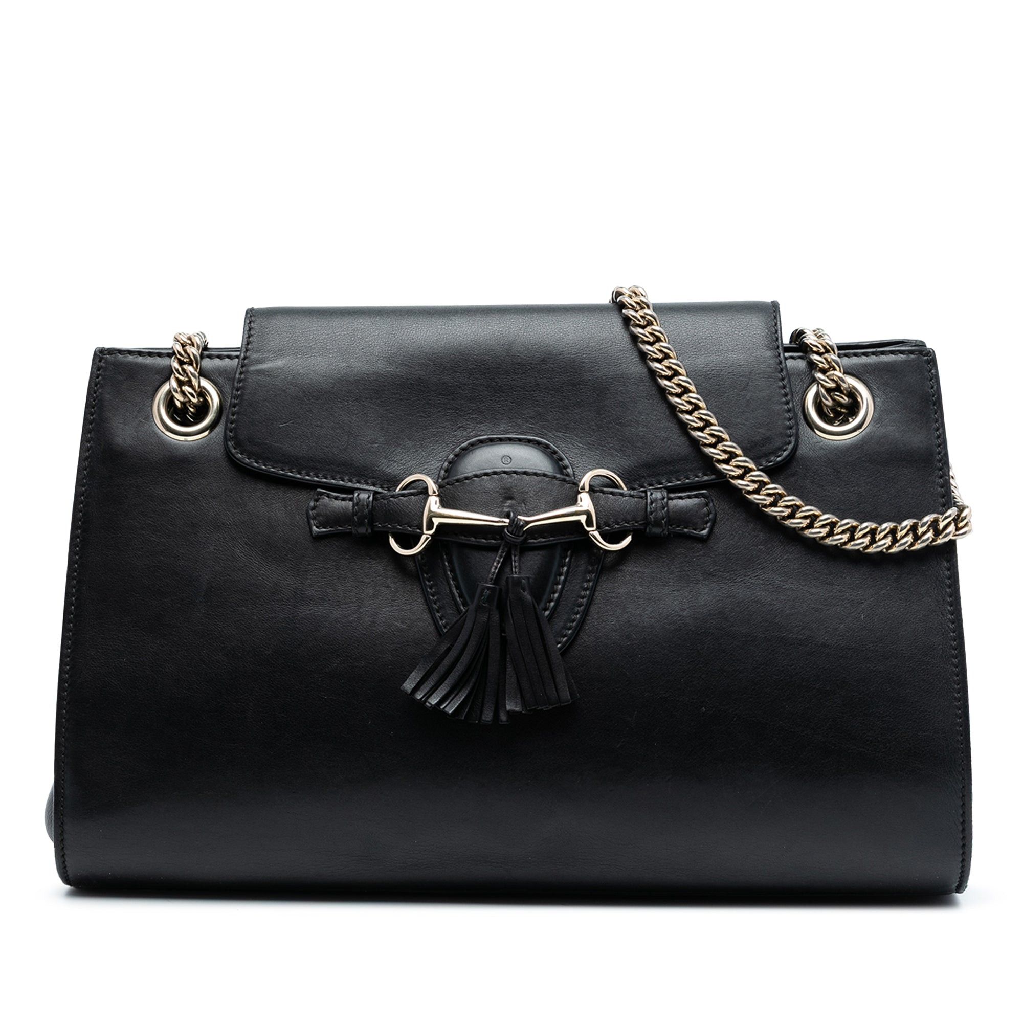 Gucci Large Leather Emily Shoulder Bag Size ONE SIZE - 1 Thumbnail