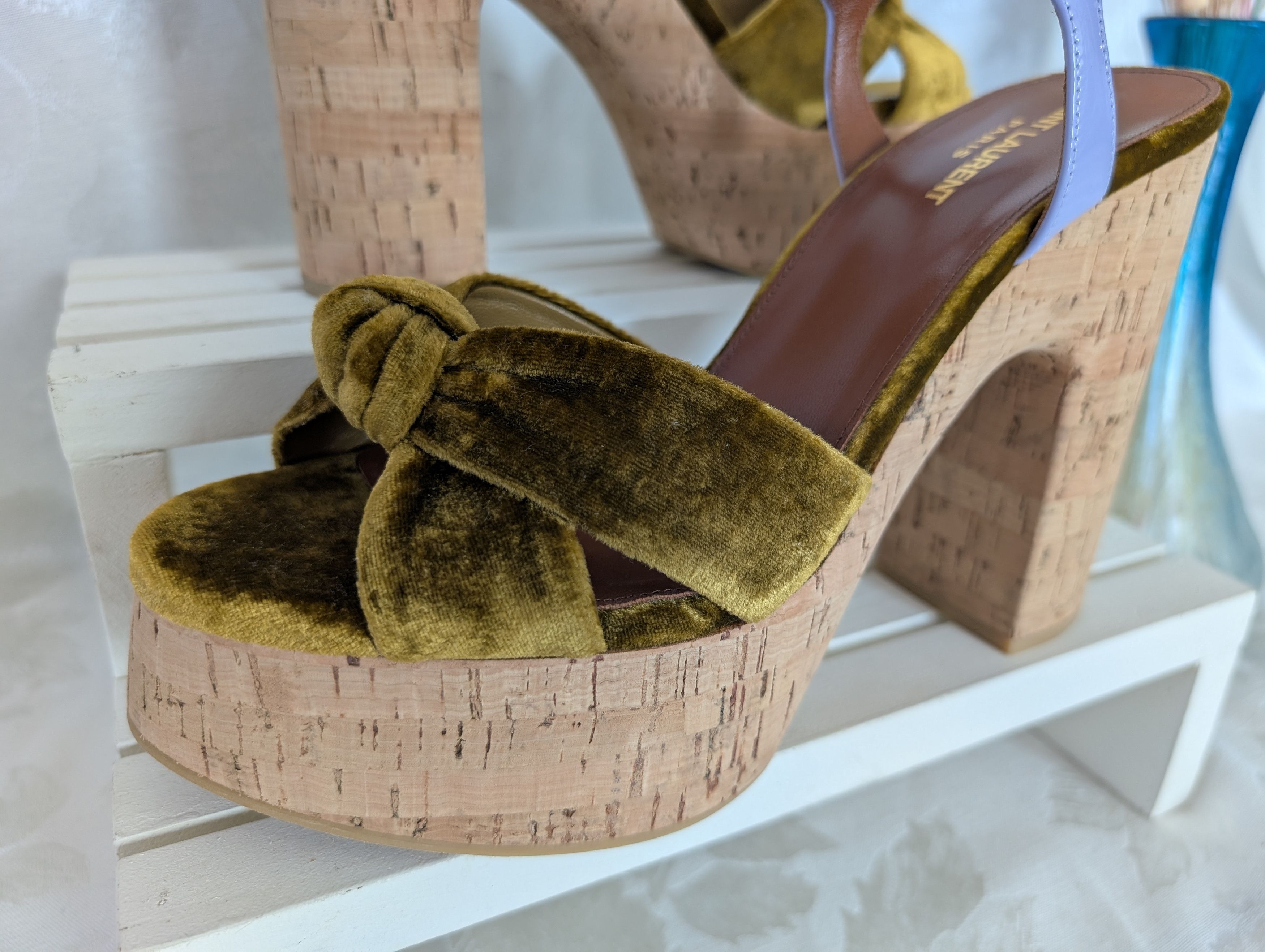Saint Laurent Paris Saint Laurent Bianca St. Heaven Knot Platform Sandal NEW Size US 11 / IT 41 - 3 Thumbnail