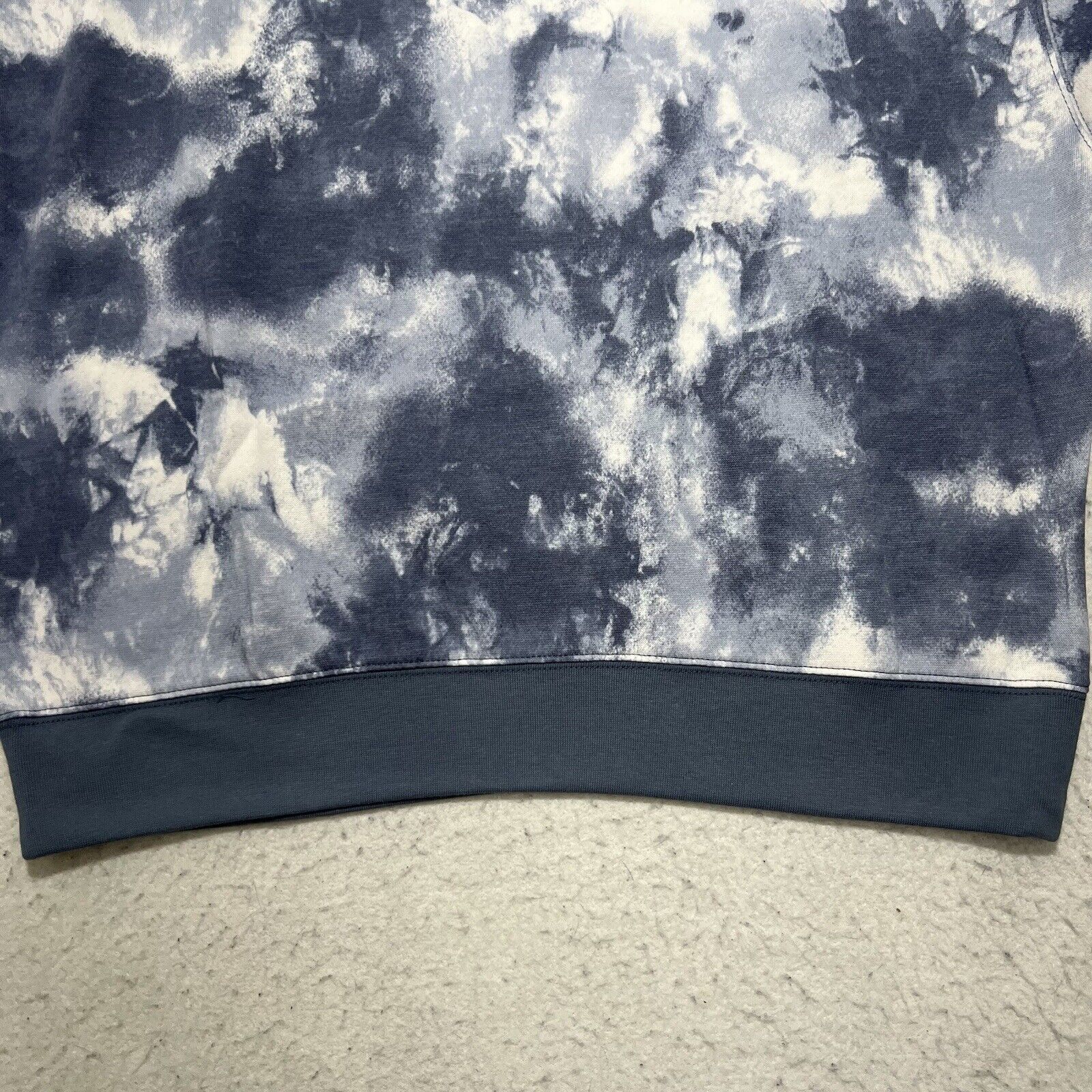 Nordstrom Abound Crewneck Blue Ivory Space Tie Dye Pullover Sweatshirt Size M / US 6-8 / IT 42-44 - 4 Thumbnail