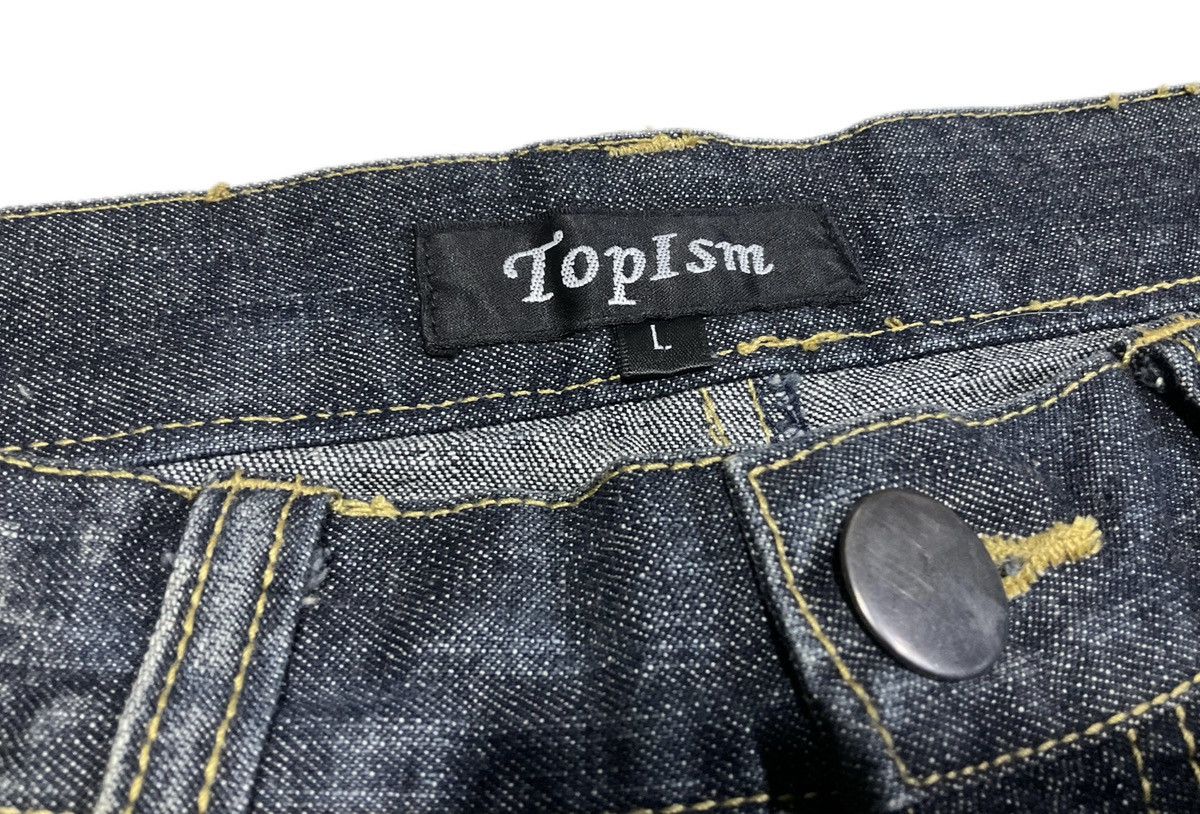 If Six Was Nine × Japanese Brand × Le Grande Bleu (L.G.B.) 🔥Sick Y2K Topism Mud Wash Flared Denim Size US 32 / EU 48 - 10 Thumbnail