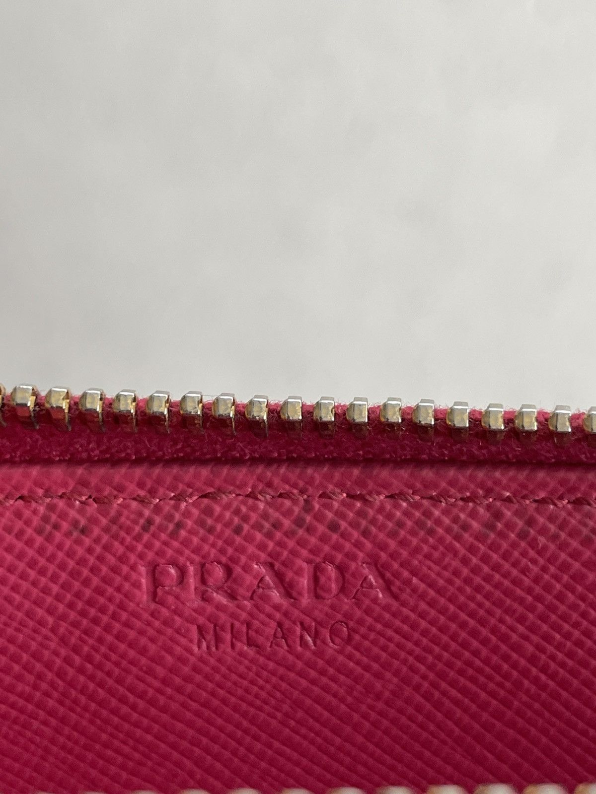 Prada Prada Saffiano Leather Zippy Wallet Size ONE SIZE - 6 Thumbnail