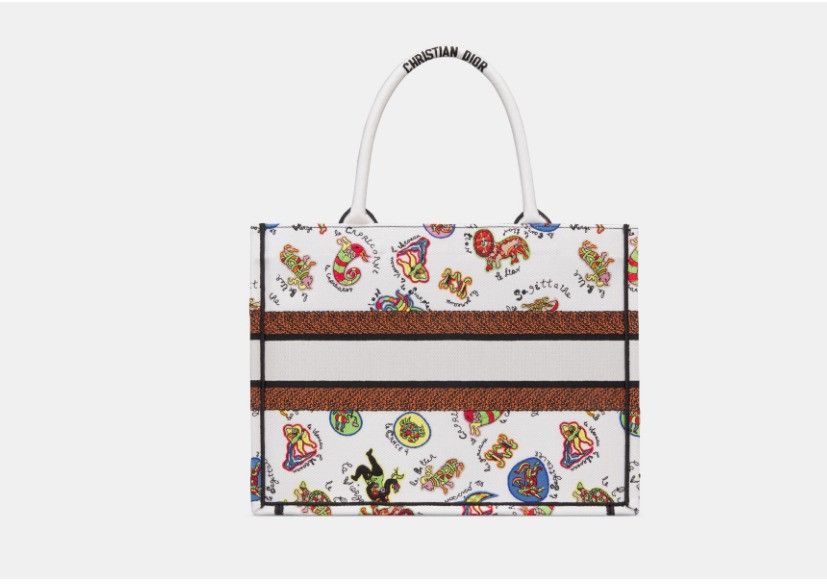 Dior o1w1db10225 Size: OS / M1296ZEI Tote Bag in Multicolor Size ONE SIZE - 4 Thumbnail