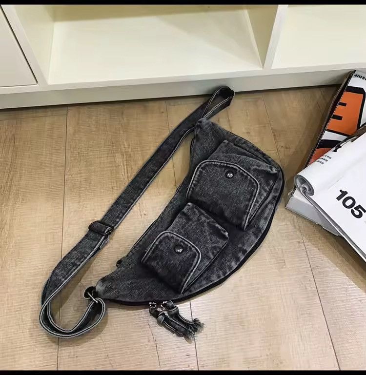 Vintage Denim Crossbody Bag Size ONE SIZE - 3 Thumbnail