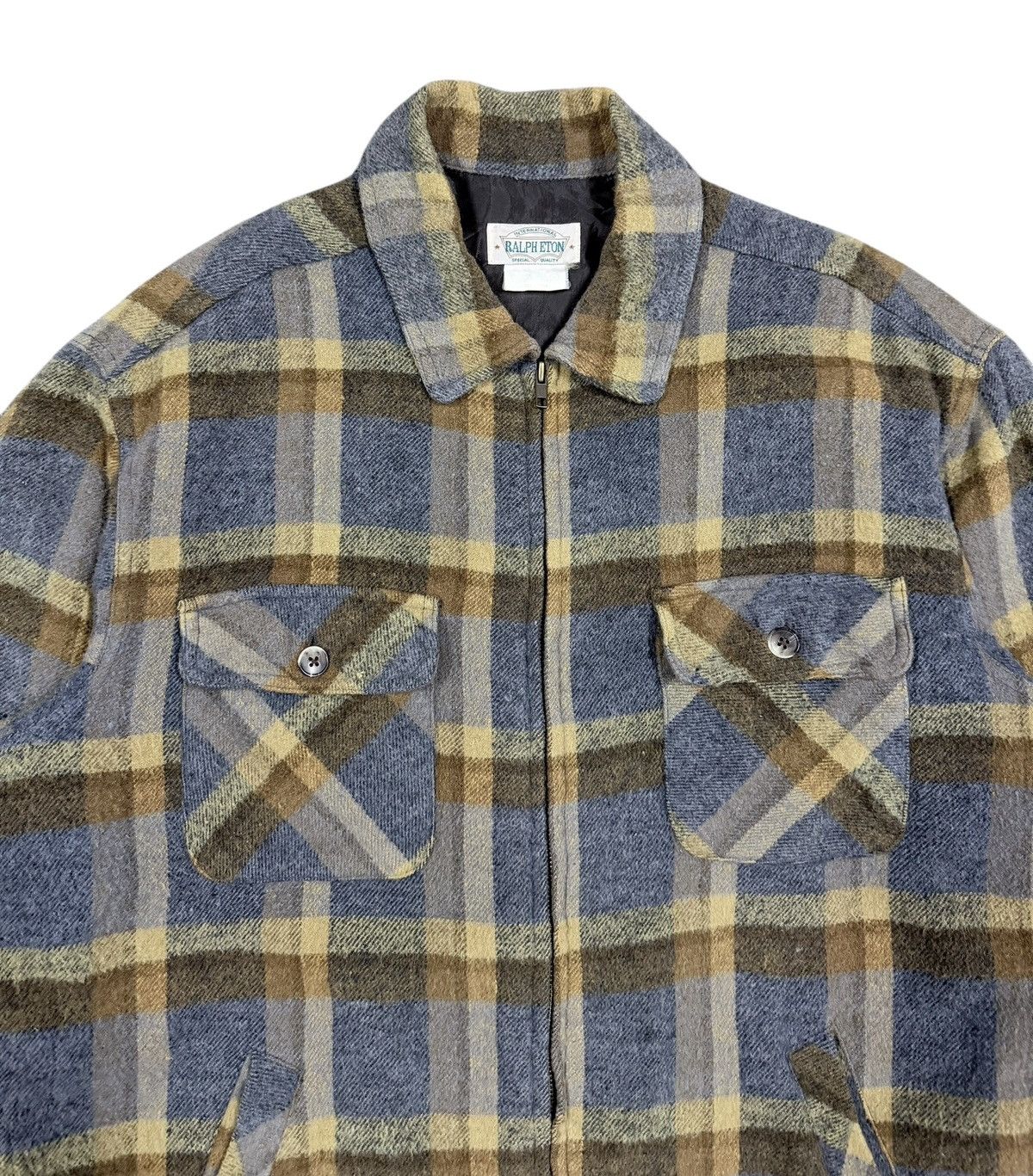 Ralph Lauren Vtg🔥Ralph Eton Shadow Plaid Tartan Hunting Wool Jacket Size US M / EU 48-50 / 2 - 4 Thumbnail