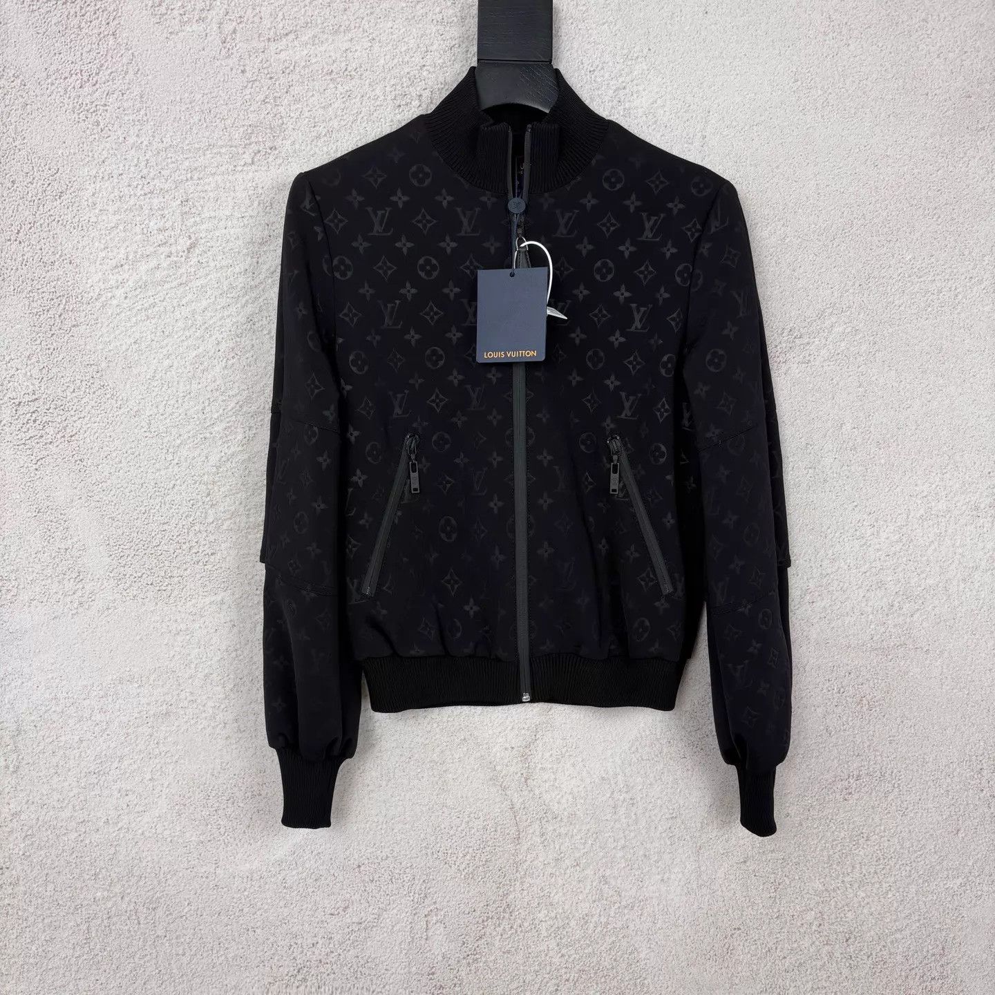Louis Vuitton LV Black All Over Monogram Jacket Women's 36 Size XS / US 0-2 / IT 36-38 - 1 Thumbnail