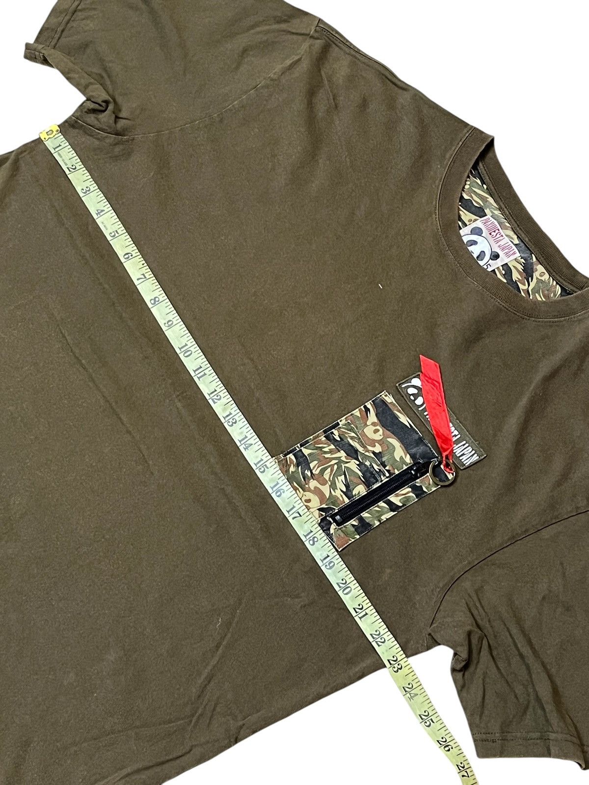 Japanese Brand JAPANESE BRAND PANDIESTA JAPAN POCKET ARMY T SHIRT Size US XL / EU 56 / 4 - 9 Thumbnail