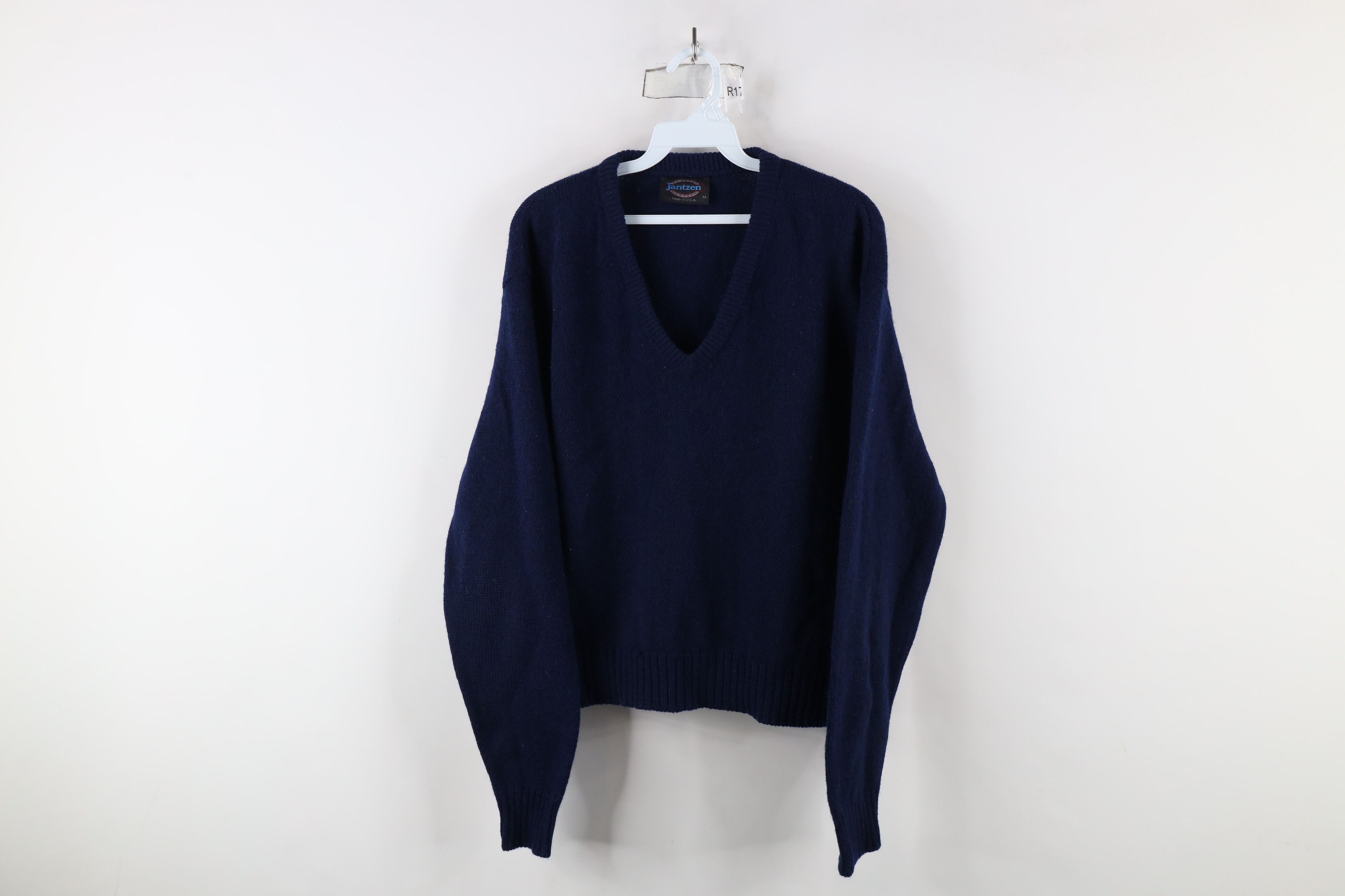 Vintage Vintage 70s Streetwear Blank Wool Blend Knit Sweater USA Size US M / EU 48-50 / 2 - 1 Thumbnail