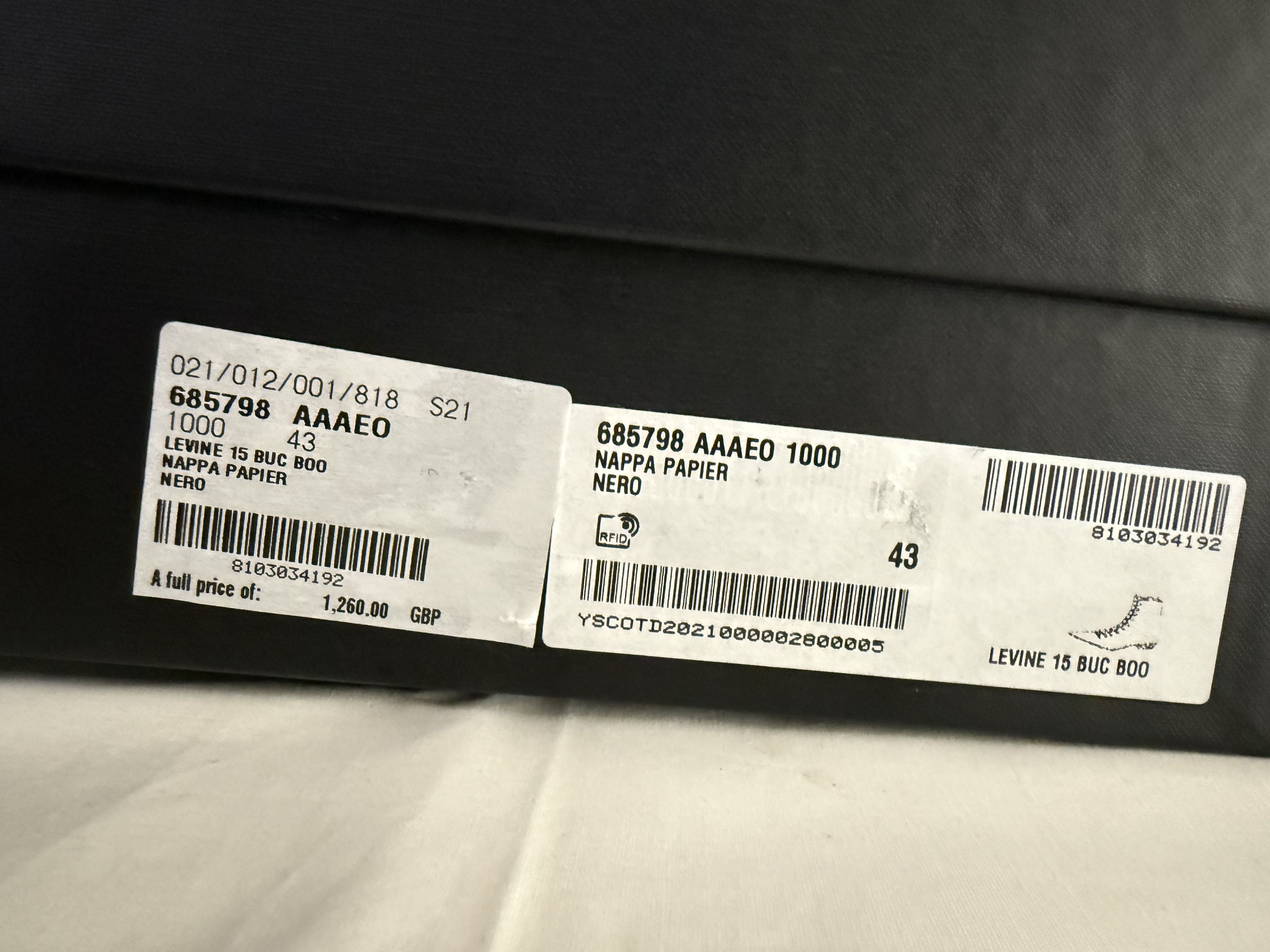 Saint Laurent Paris Saint Laurent Levine 15 Lace-Up Boots Size US 9.5 / EU 42-43 - 14 Thumbnail