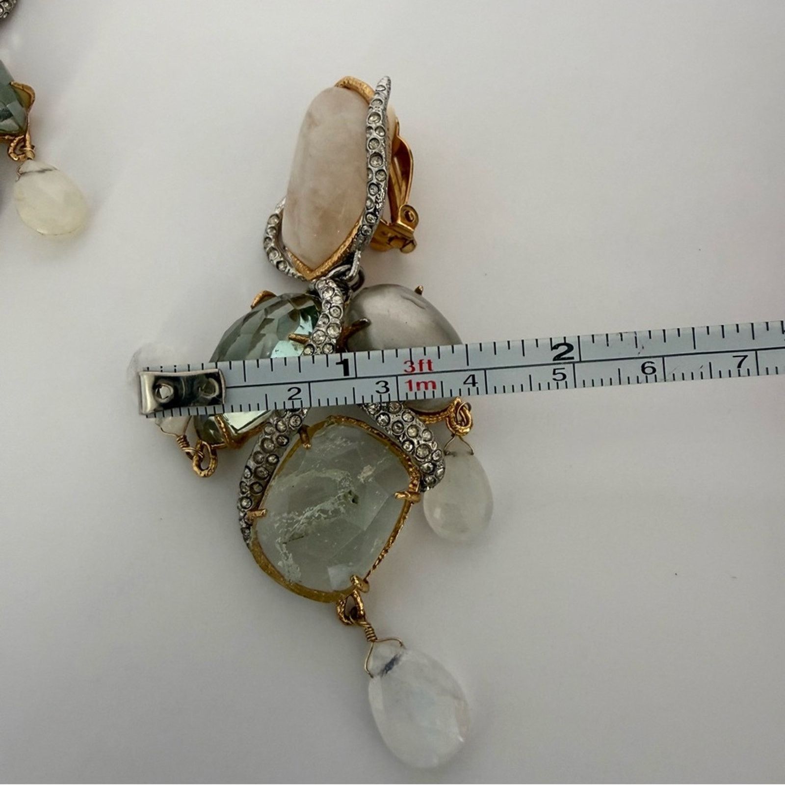 Alexis Bittar Alexis Bittar clip on earrings signed pyrite rock star Size ONE SIZE - 7 Thumbnail