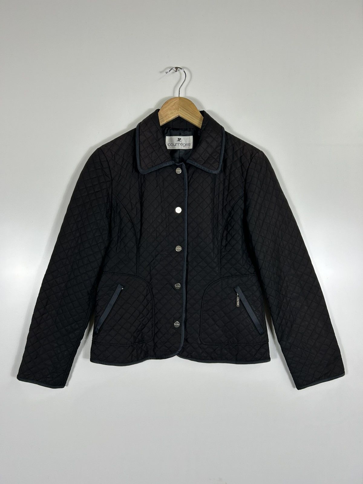ジャケット Courreges Black Canvas Jacket Courreges Canvas Jacket in Black | Lyst