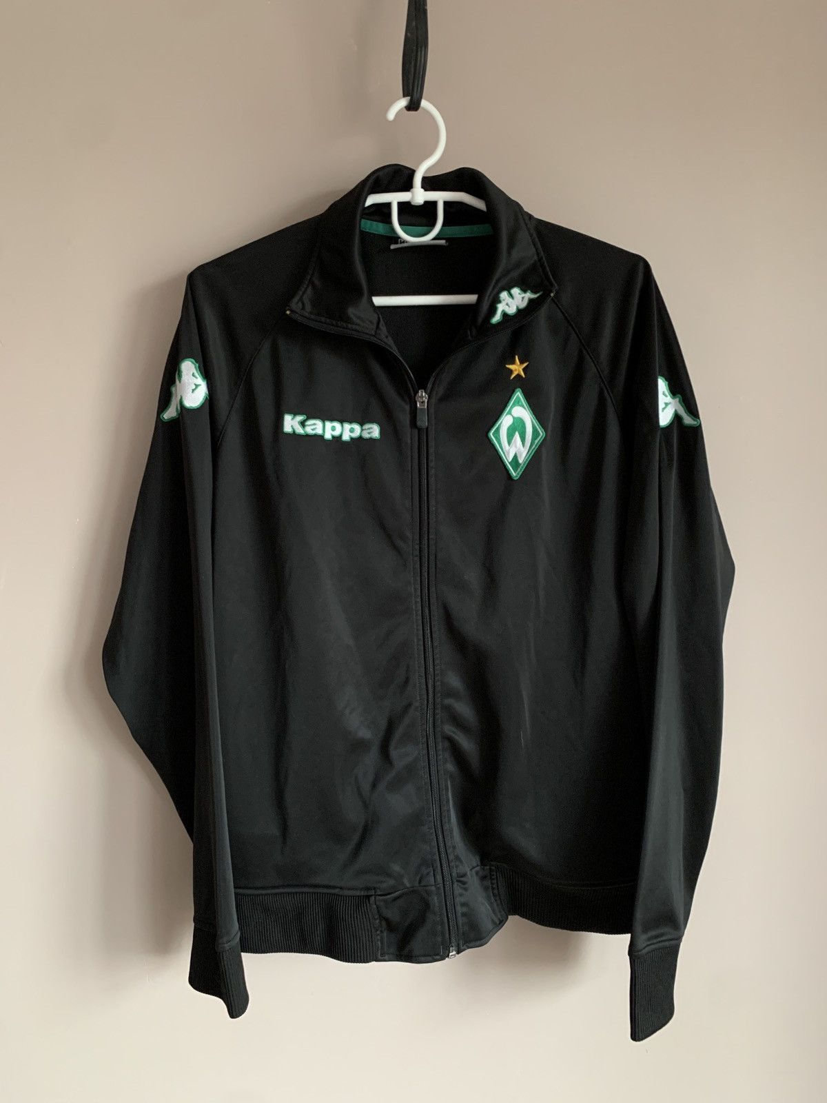 Kappa Werder Bremen Football Track Zip Jacket Black Kappa Size L Size US L / EU 52-54 / 3 - 1 Thumbnail