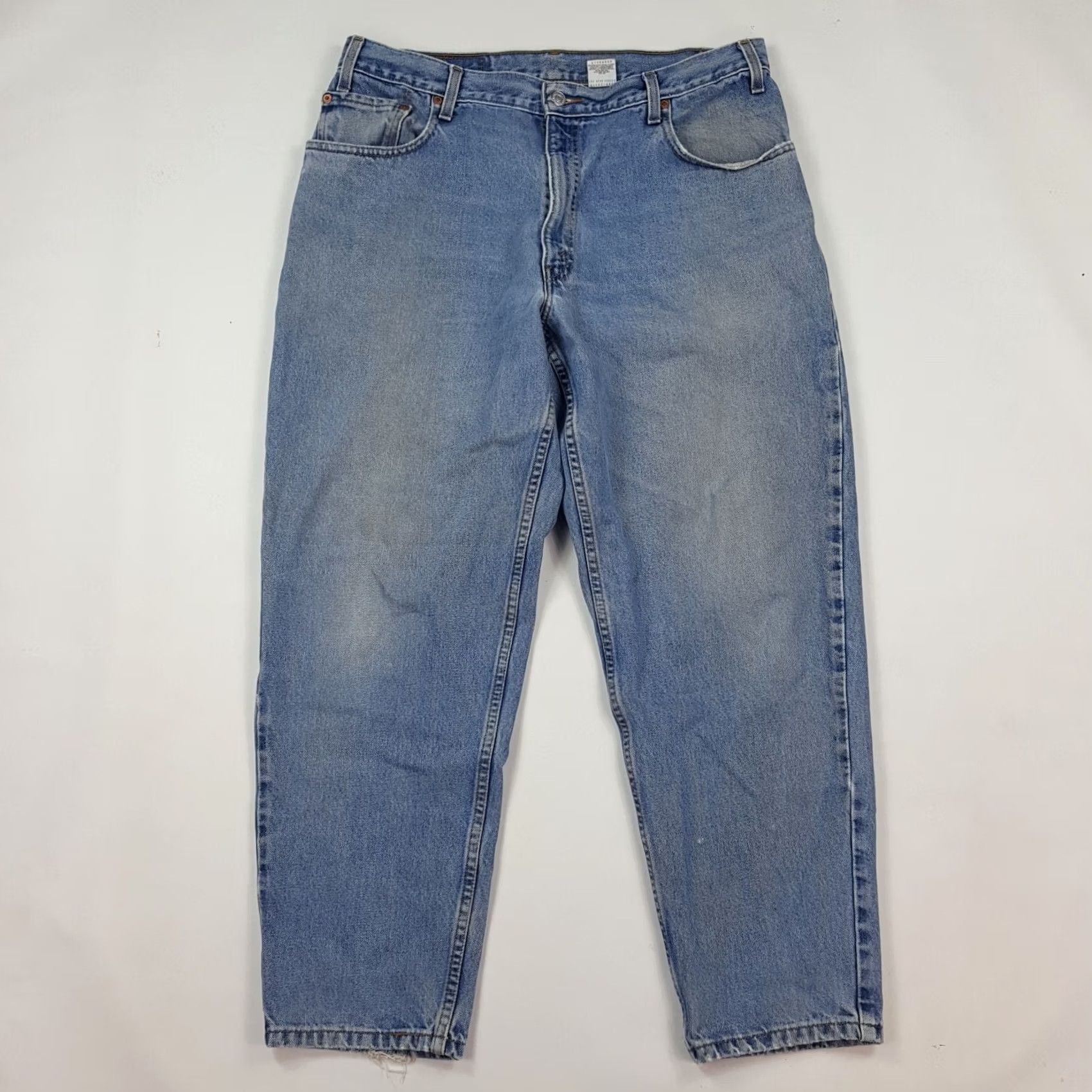 Levi's VINTAGE Levi's 560 Jeans Mens 36x30 Denim Blue Loose Fit Tapered 90s Grunge Rock Skater Pants Size US 36 / EU 52 - 6 Thumbnail