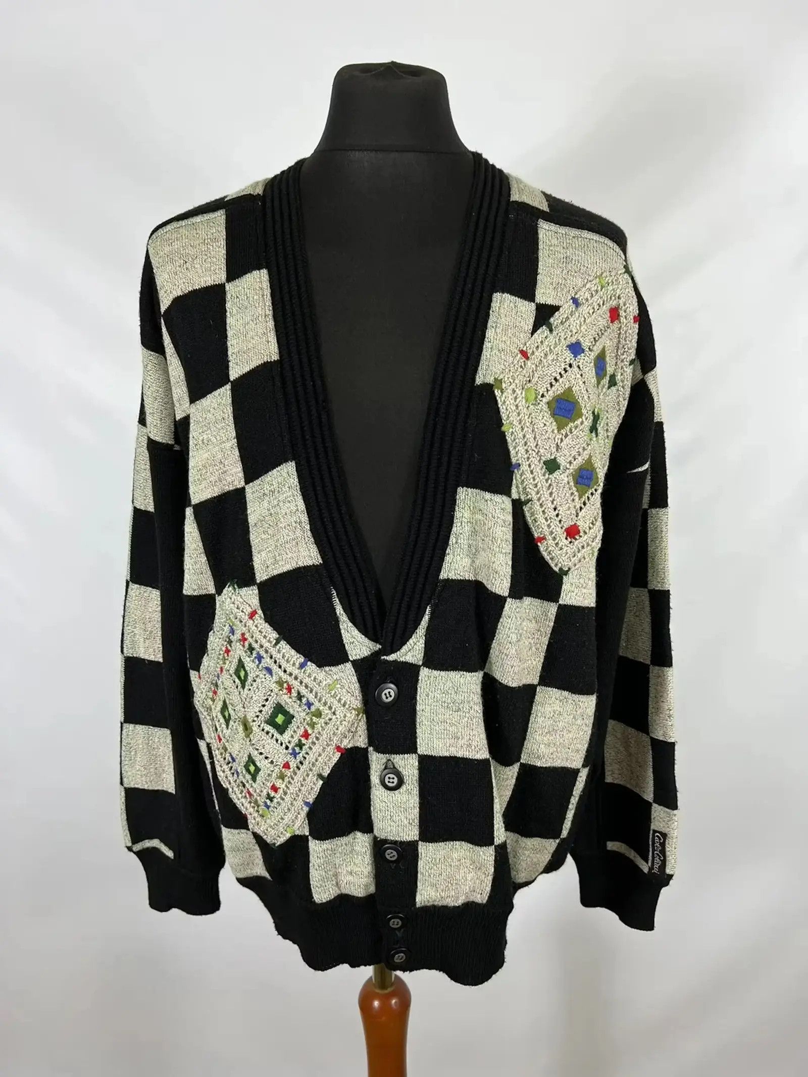 Carlo Colucci × Designer × Vintage Vintage Carlo Colucci knit cardigan Size US L / EU 52-54 / 3 - 1 Thumbnail