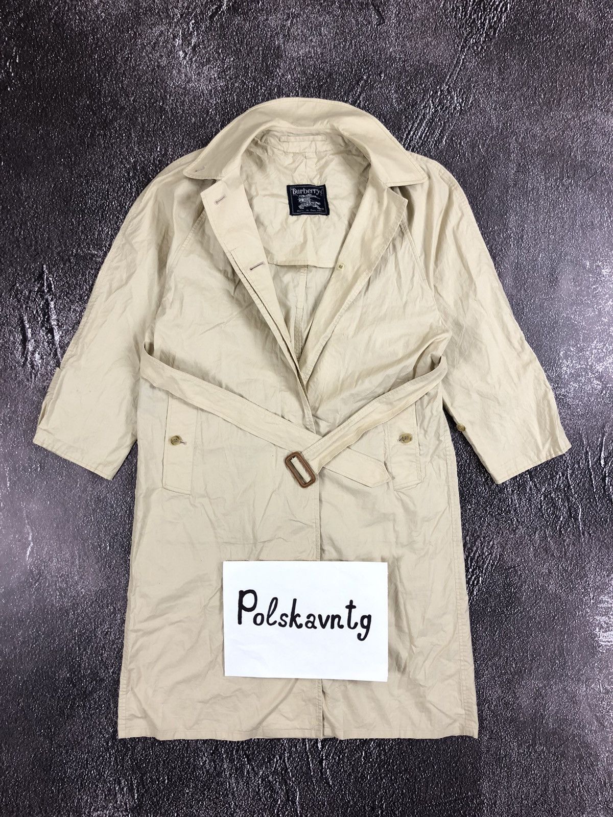 Burberrys tench coat nova check vintage jacket