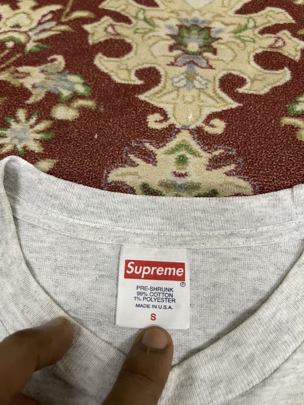 Supreme 2000s SUPREME LEDA AND SWAN TEES GREY Size US S / EU 44-46 / 1 - 8 Thumbnail