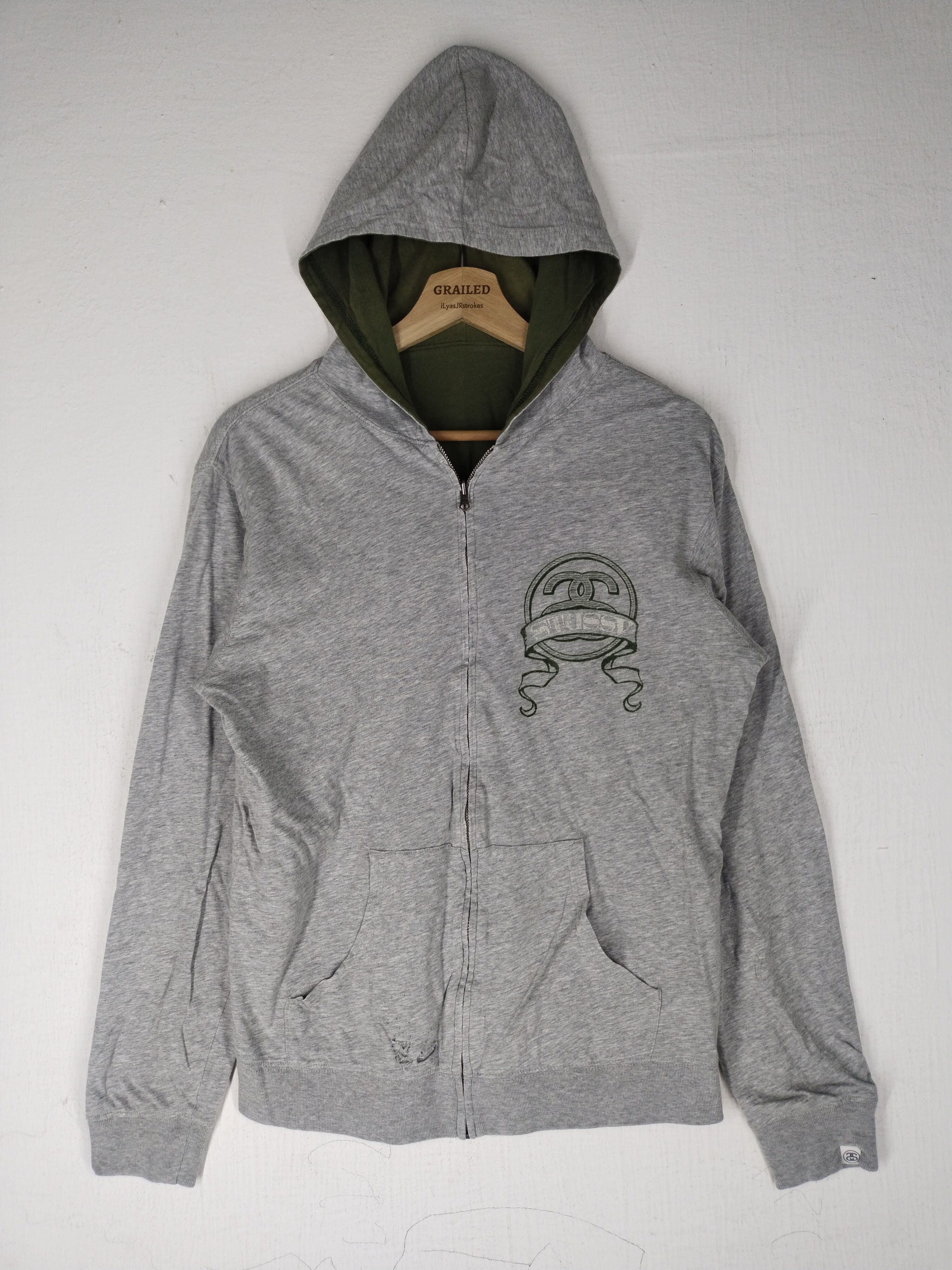 Stussy × Vintage Stussy Reversible Hoodie Size US S / EU 44-46 / 1 - 1 Thumbnail