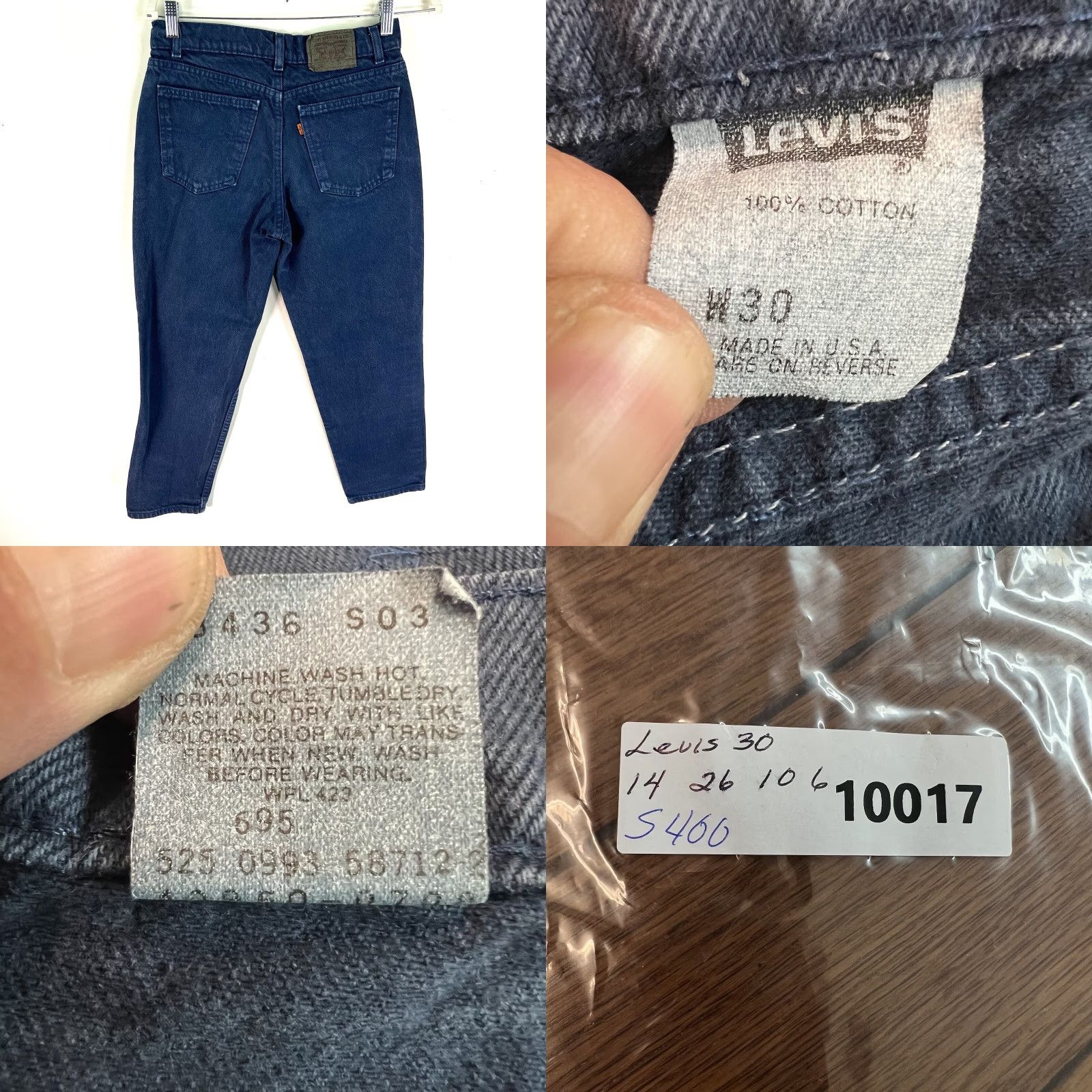 Levi's VINTAGE Levi's 550 Relaxed Fit Jeans Mens Size 30 W Blue 80s USA Size US 30 / EU 46 - 8 Thumbnail