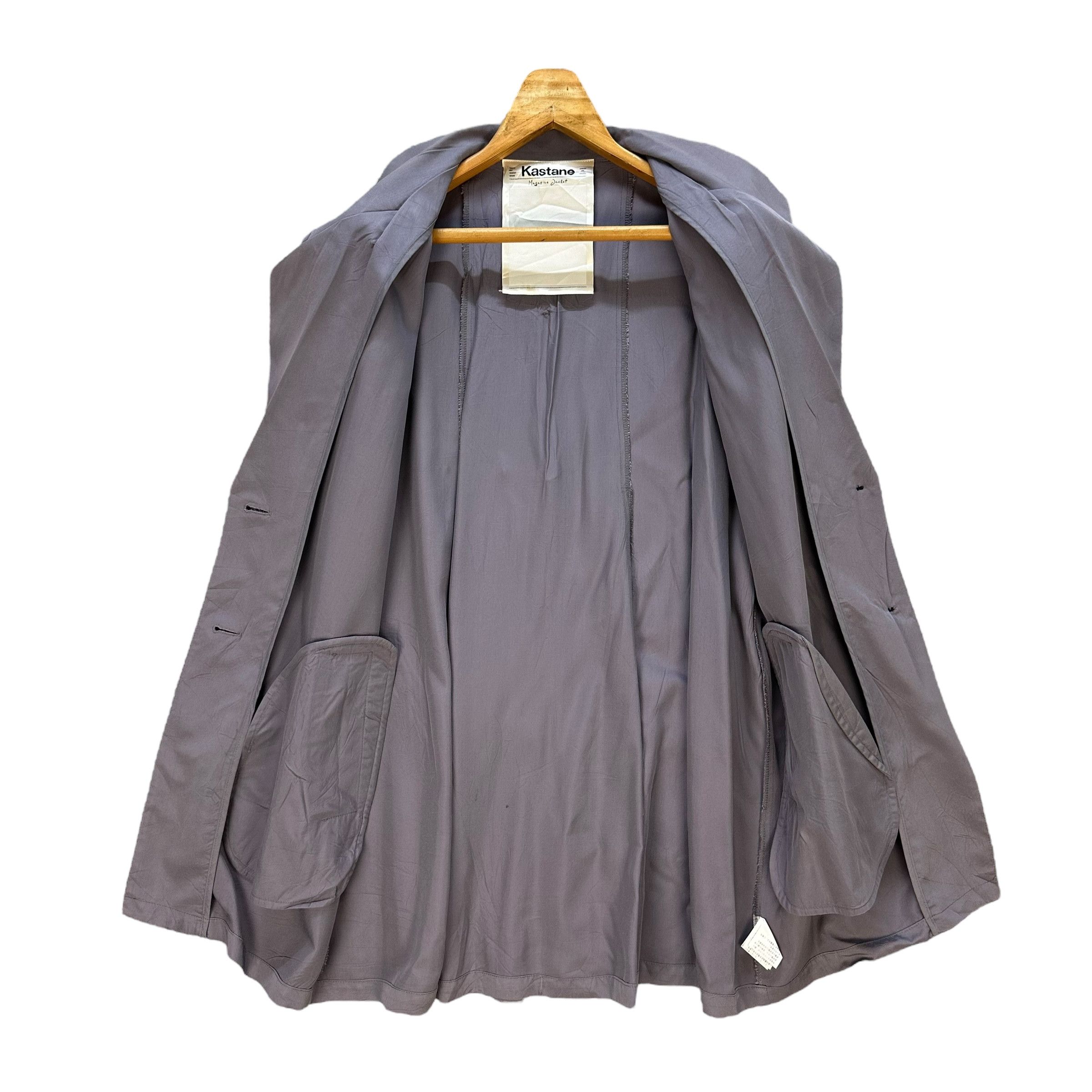Japanese Brand KASTANE Magazine Jacket Sleeveless Belted Suit #A77-1878 Size ONE SIZE - 5 Thumbnail