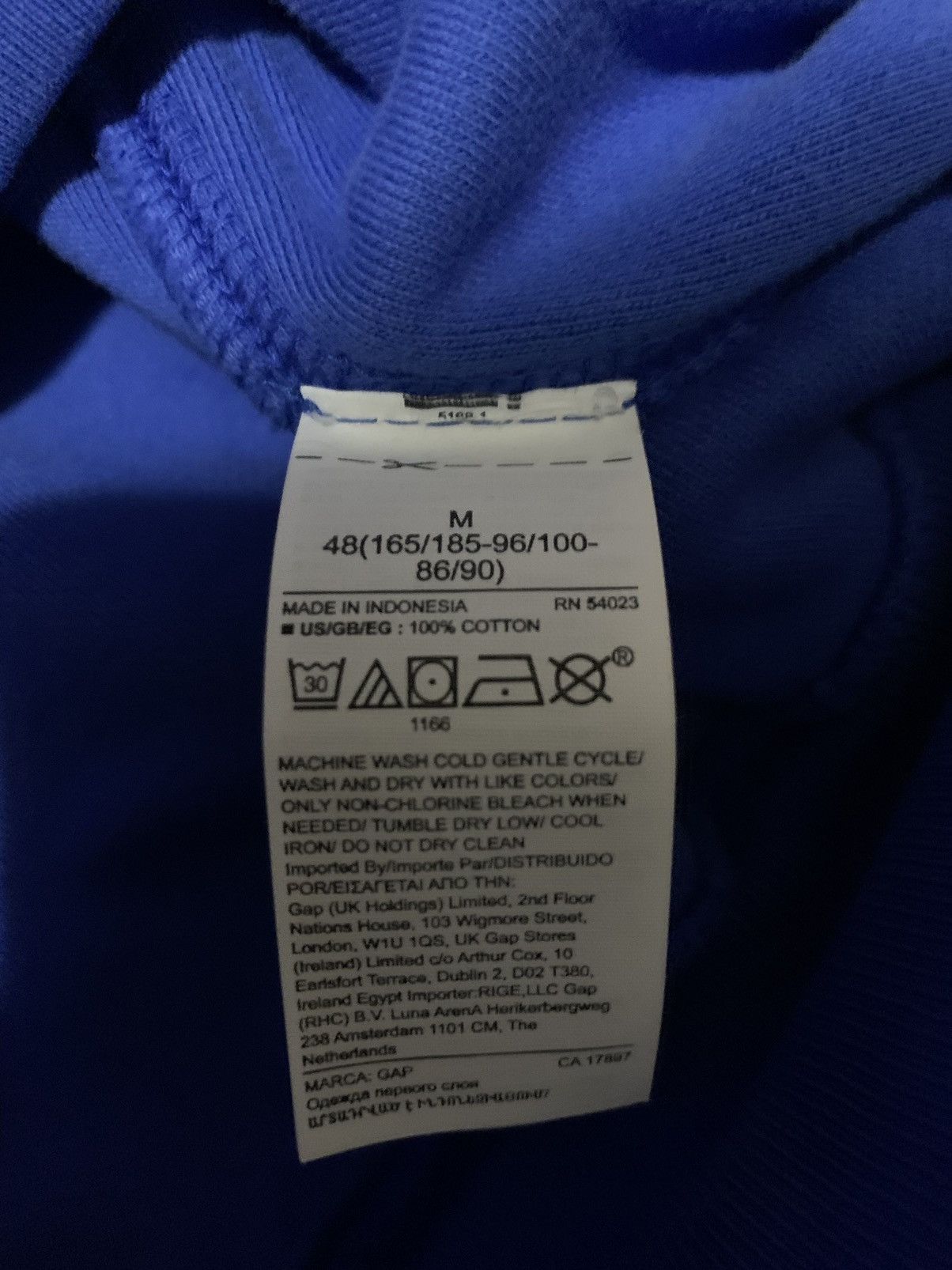 Yeezy PERFECT BLUE HOODIE Size US M / EU 48-50 / 2 - 4 Thumbnail