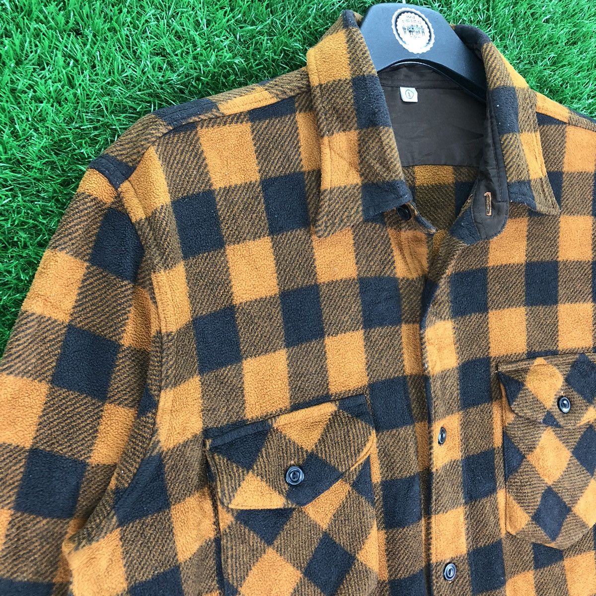 Uniqlo Uniqlo Fleece Flannel Double Pocket Checkered Size US M / EU 48-50 / 2 - 2 Thumbnail