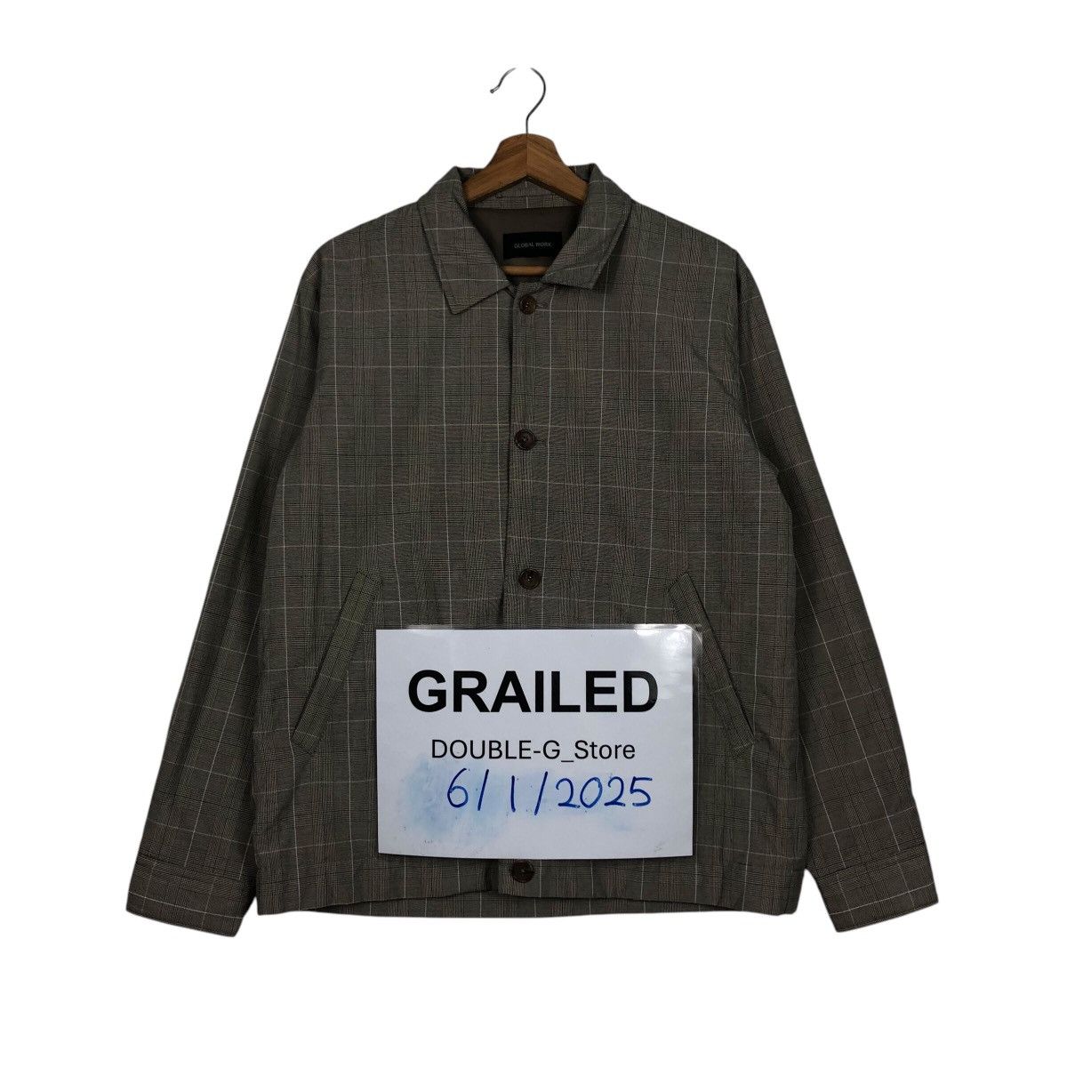 Global Work × Japanese Brand × Vintage 📌Vintage Bomber Jacket Blanket Global Work Issey Miyake Size US M / EU 48-50 / 2 - 1 Thumbnail