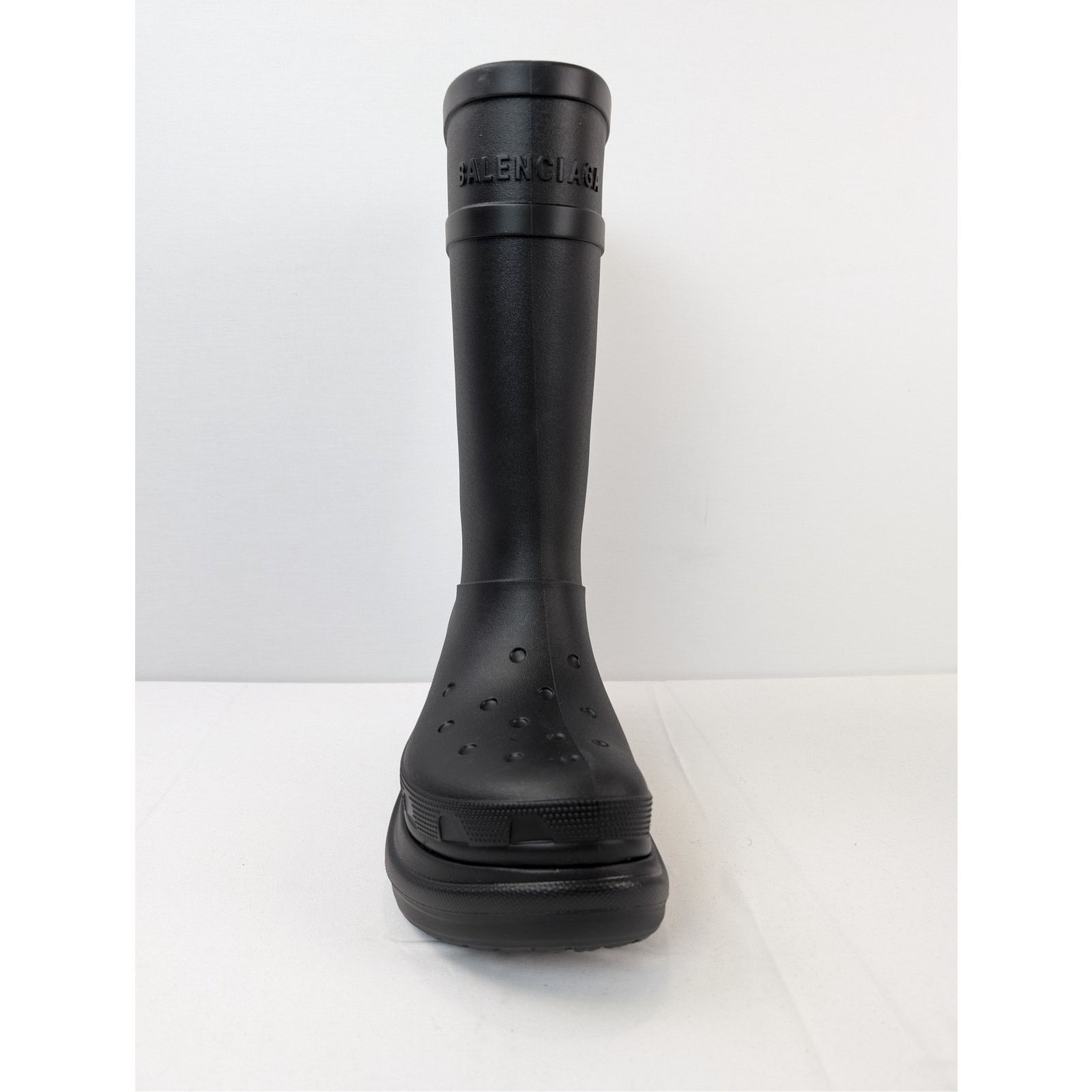 Balenciaga o1rshd1 Crocs Boots in Black Size US 13 / EU 46 - 15 Thumbnail