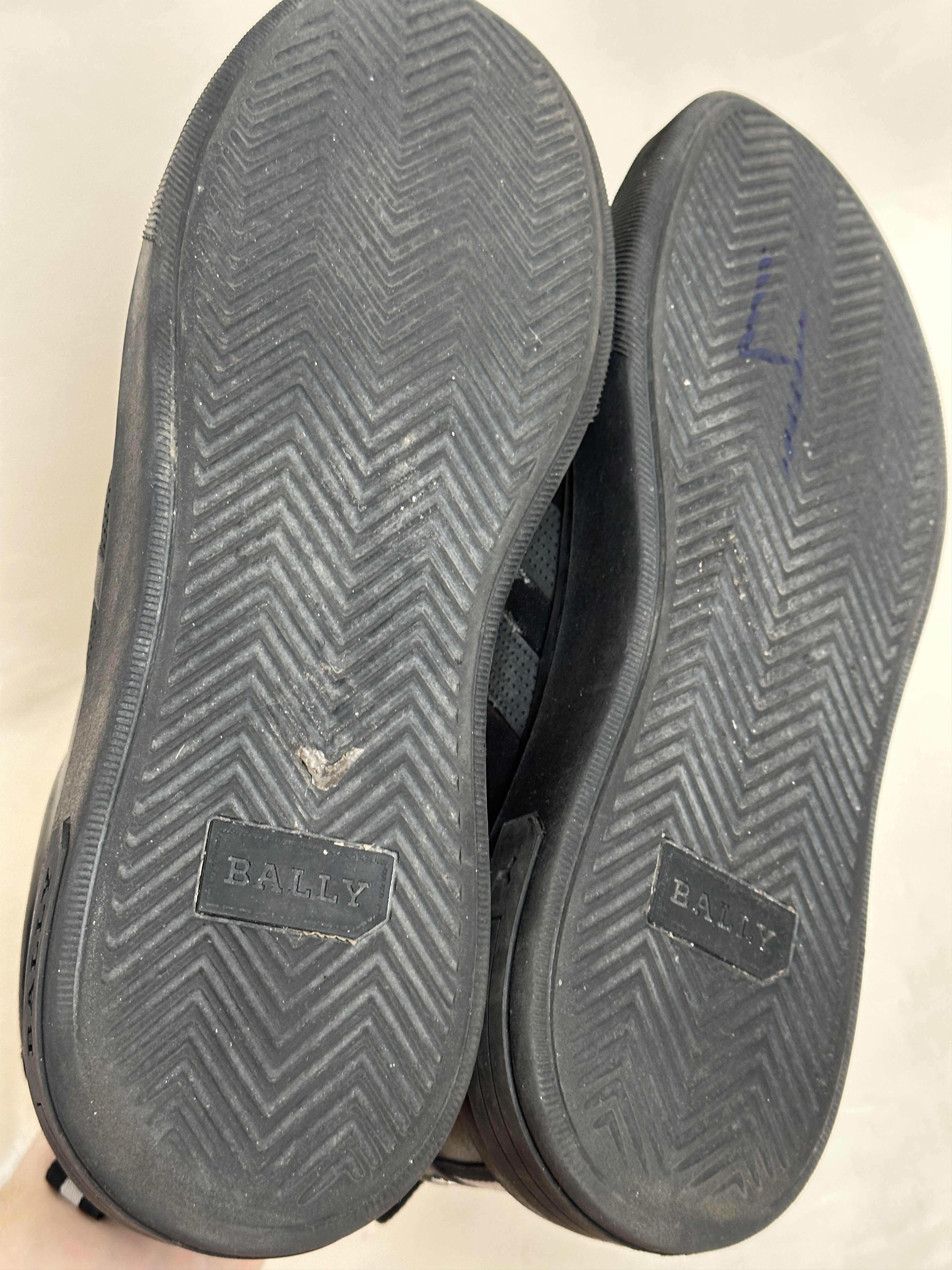 Bally Men's Leather Sneakers Bally Maxim Black US Size 10D Size US 10 / EU 43 - 10 Thumbnail