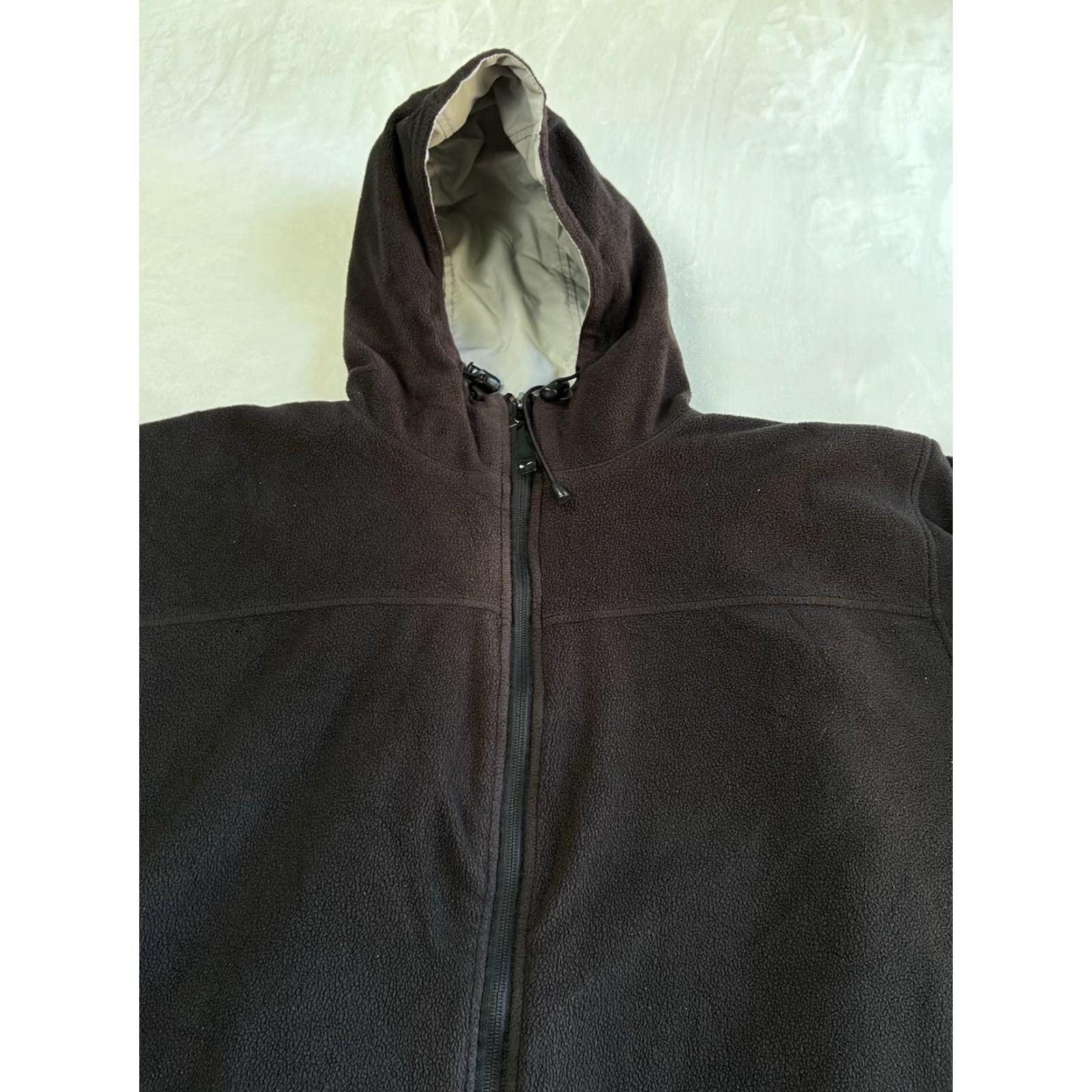 Nike VINTAGE Nike Reversible Hooded Jacket XL Gray Black Fleece Puffer Jacket Size US XL / EU 56 / 4 - 7 Thumbnail