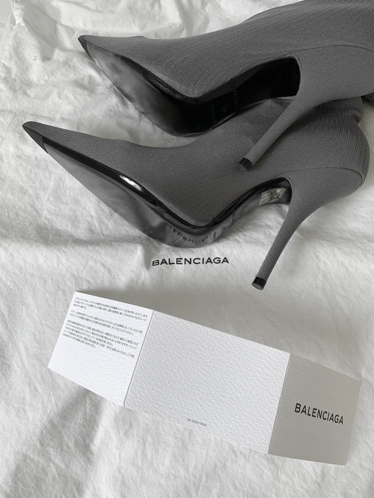 Balenciaga Balenciaga Knife Boot in Stocking Fabric FW2017 Size US 8 / IT 38 - 8 Thumbnail