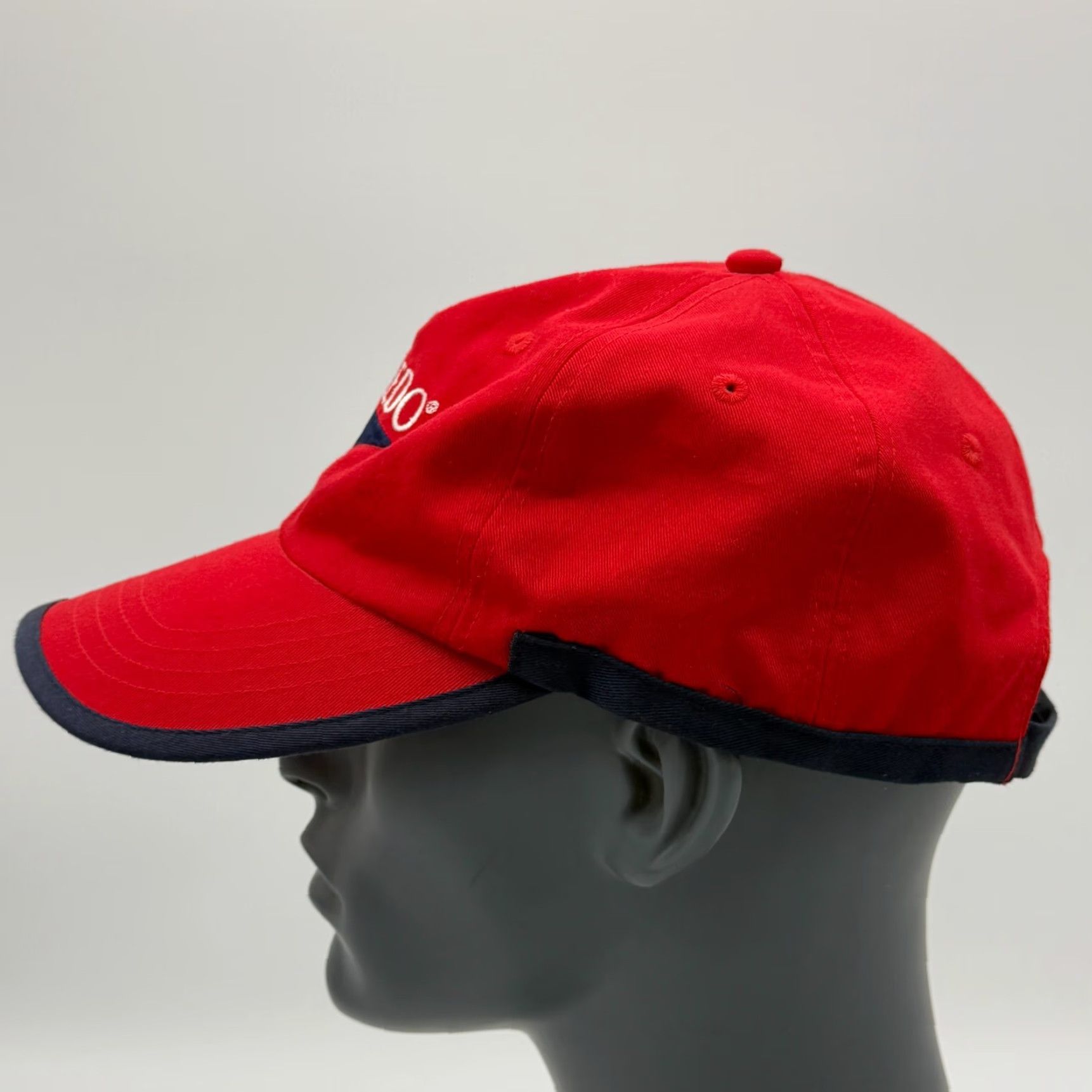 Speedo VINTAGE Speedo Mens Red OS Adjustable Beach Lifeguard Cap Hat Size ONE SIZE - 2 Thumbnail