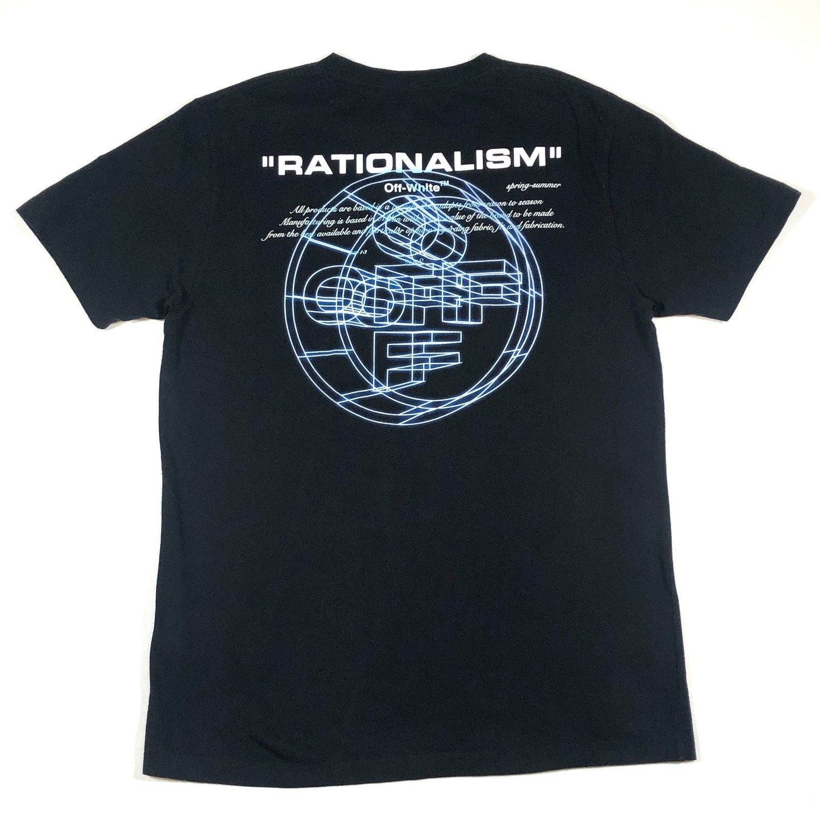Off-White Off White Rationalism Black Blue Tee T Shirt Size Large L Size US L / EU 52-54 / 3 - 1 Thumbnail
