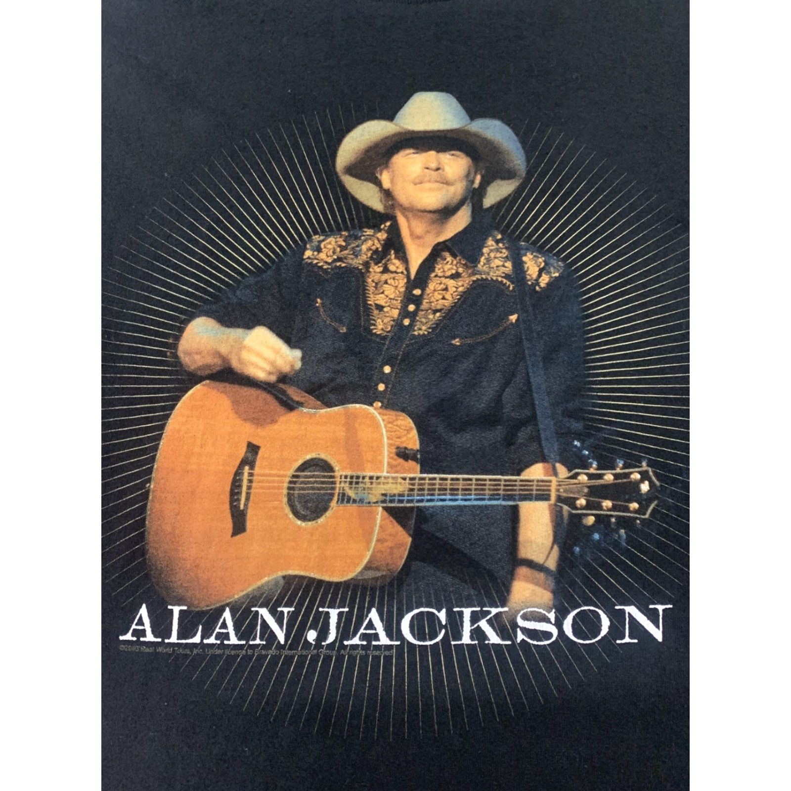 Vintage VINTAGE Alan Jackson Black T-Shirt Country Music Concert XL Men Graphic Tee Short Sleeve 100% Cotton Regular Size XL Mens Black Music Concert Fans Size US XL / EU 56 / 4 - 2 Thumbnail