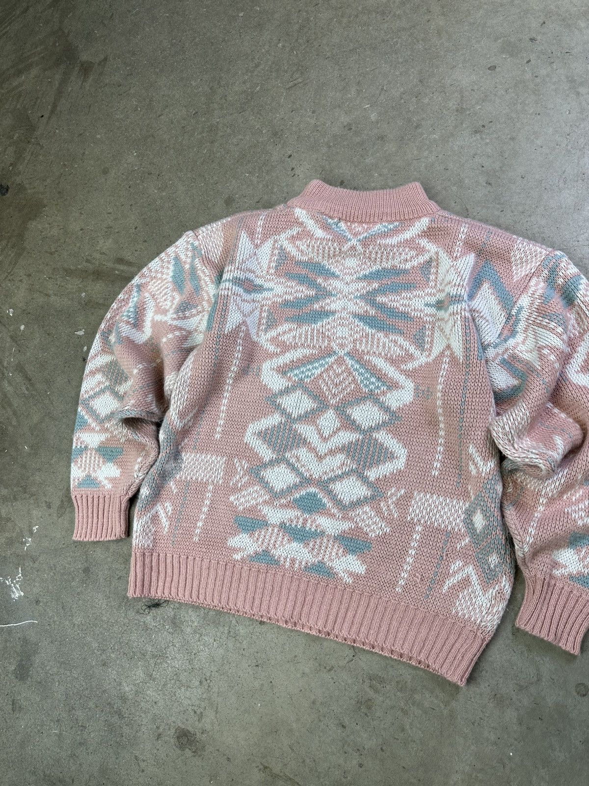 Vintage 90s Vintage Gadabout Pattern Knit Abstract Sweater S/M Size US S / EU 44-46 / 1 - 2 Thumbnail
