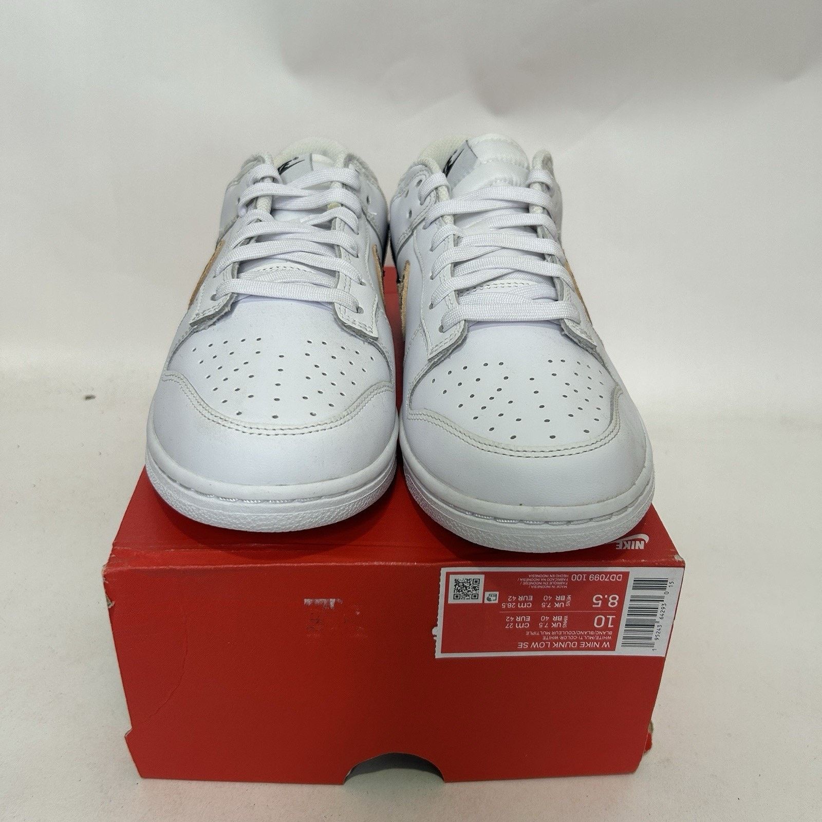 Nike Nike Dunk Low SE WMNS Primal "White Leopard" Size US 10 / IT 40 - 2 Thumbnail