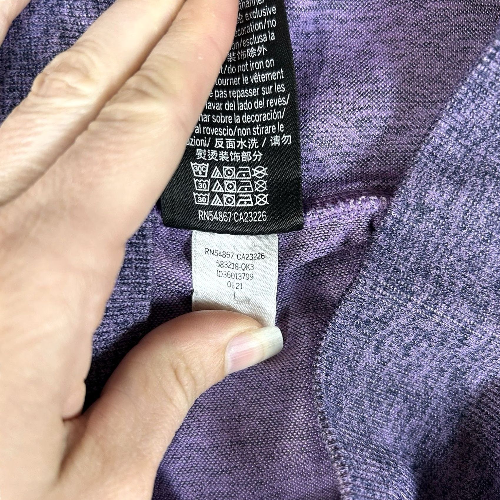 Pinko PINK Leggings Womens XS Seamless High Waist Active Yoga Pants Purple Solid Athletic Cross Training Gym & Training Size 26" / US 2 / IT 38 - 5 Thumbnail