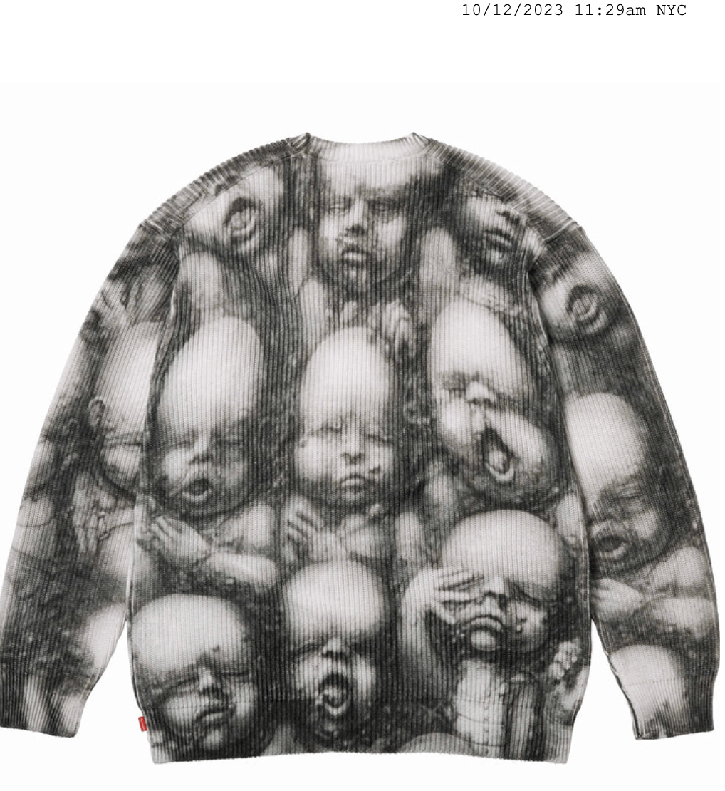Supreme Supreme / H.R. giger sweater Size US M / EU 48-50 / 2 - 2 Thumbnail