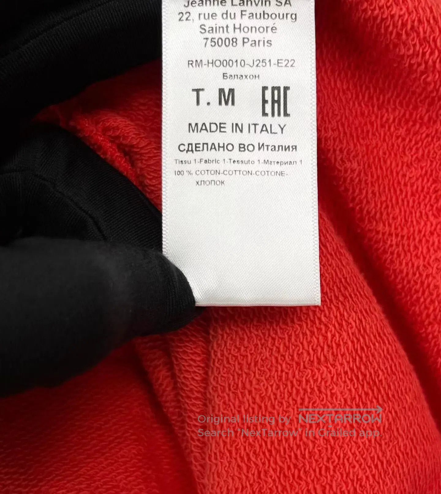Lanvin Lanvin x Batman Logo Hoodie. Size US M / EU 48-50 / 2 - 4 Thumbnail
