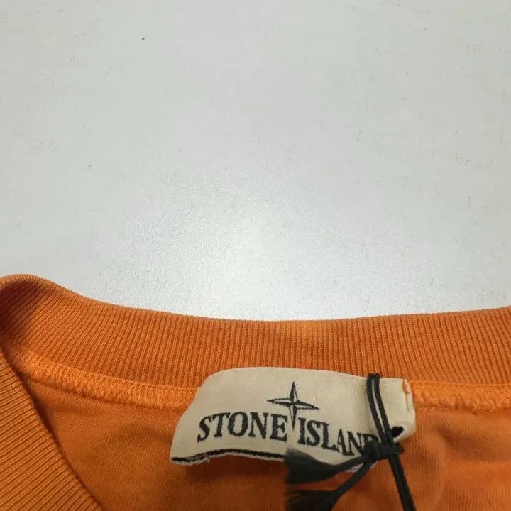 Stone Island Stone Island Orange Organic Cotton TShirt -2506 Size US XXL / EU 58 / 5 - 5 Thumbnail
