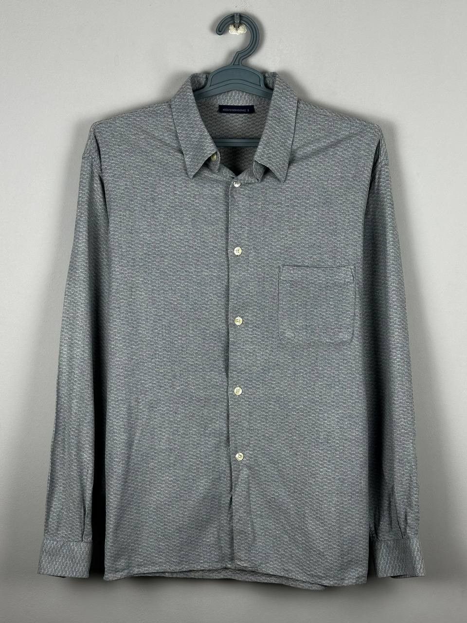 Adolfo Dominguez Adolfo Dominguez Luxury Long Sleeve Flannel Shirt Size US L / EU 52-54 / 3 - 1 Thumbnail