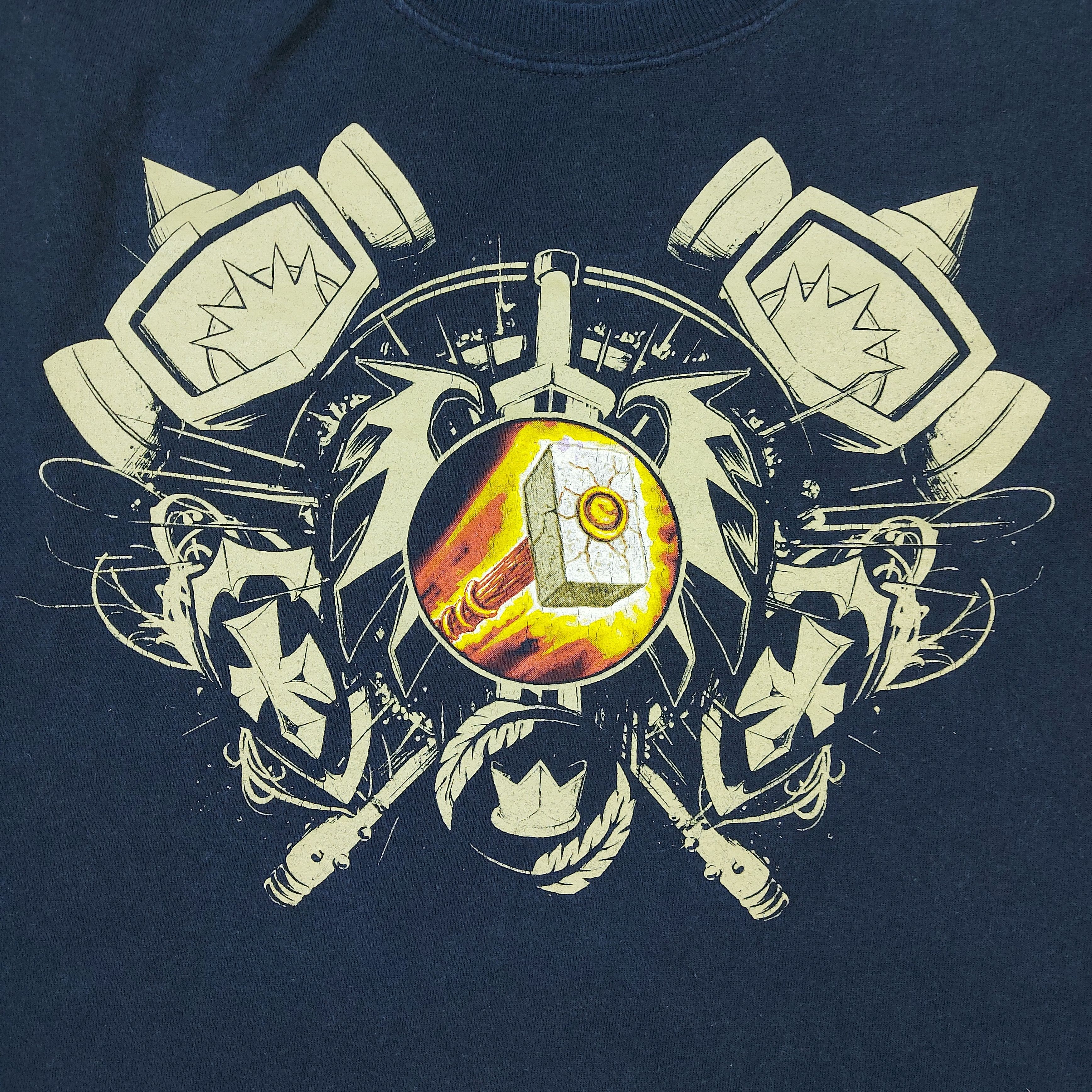 Microsoft Vintage World Of Warcraft Paladin Class Logo TEE Size US XL / EU 56 / 4 - 4 Thumbnail