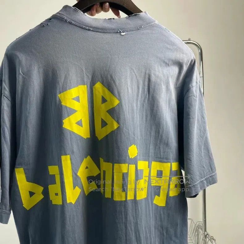 Balenciaga Balenciaga Distressed Tape Short Sleeve. Size US XS / EU 42 / 0 - 3 Thumbnail