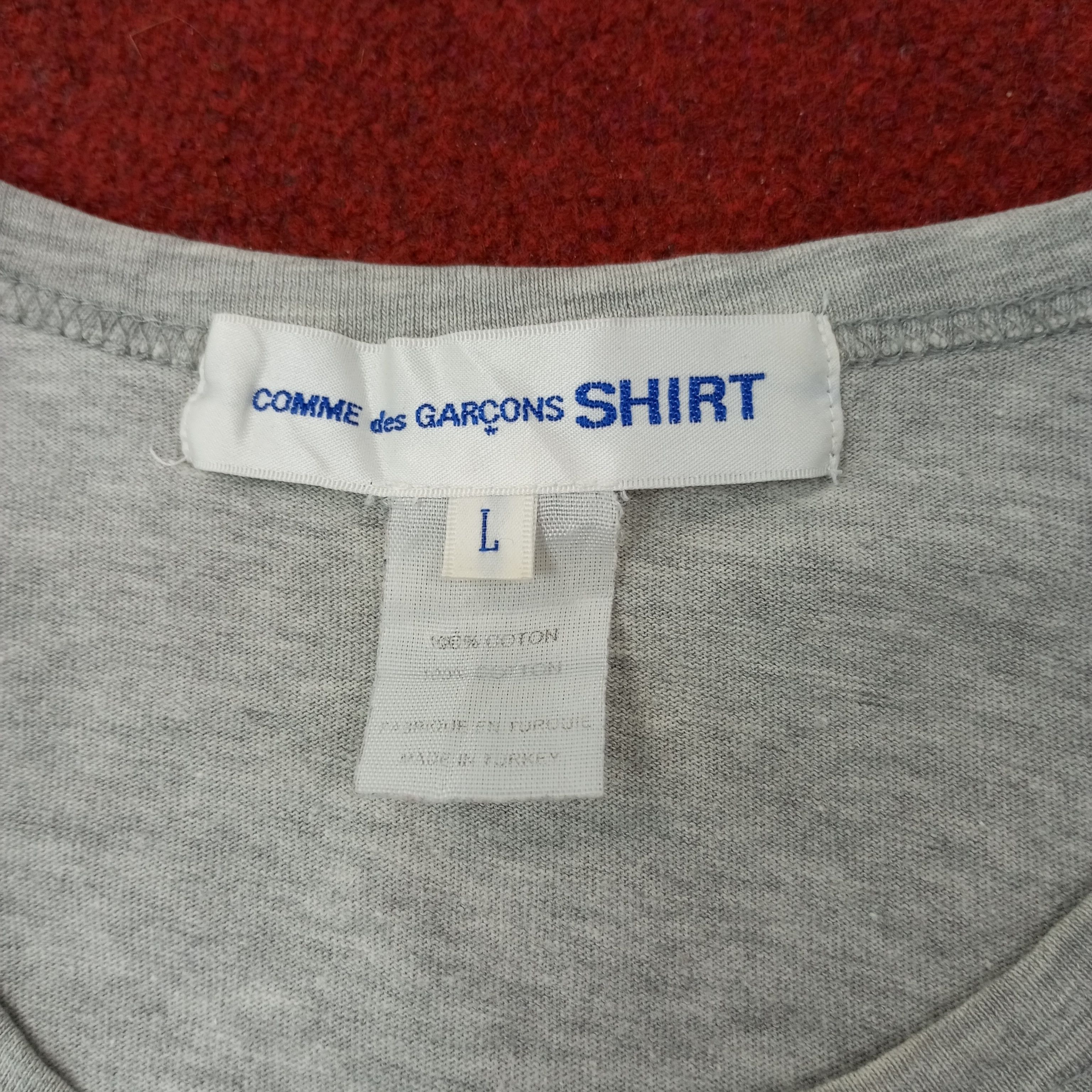 Comme des Garcons Vintage Comme des Garcons Japanese Brand Tshirt c239n17 Size US L / EU 52-54 / 3 - 3 Thumbnail