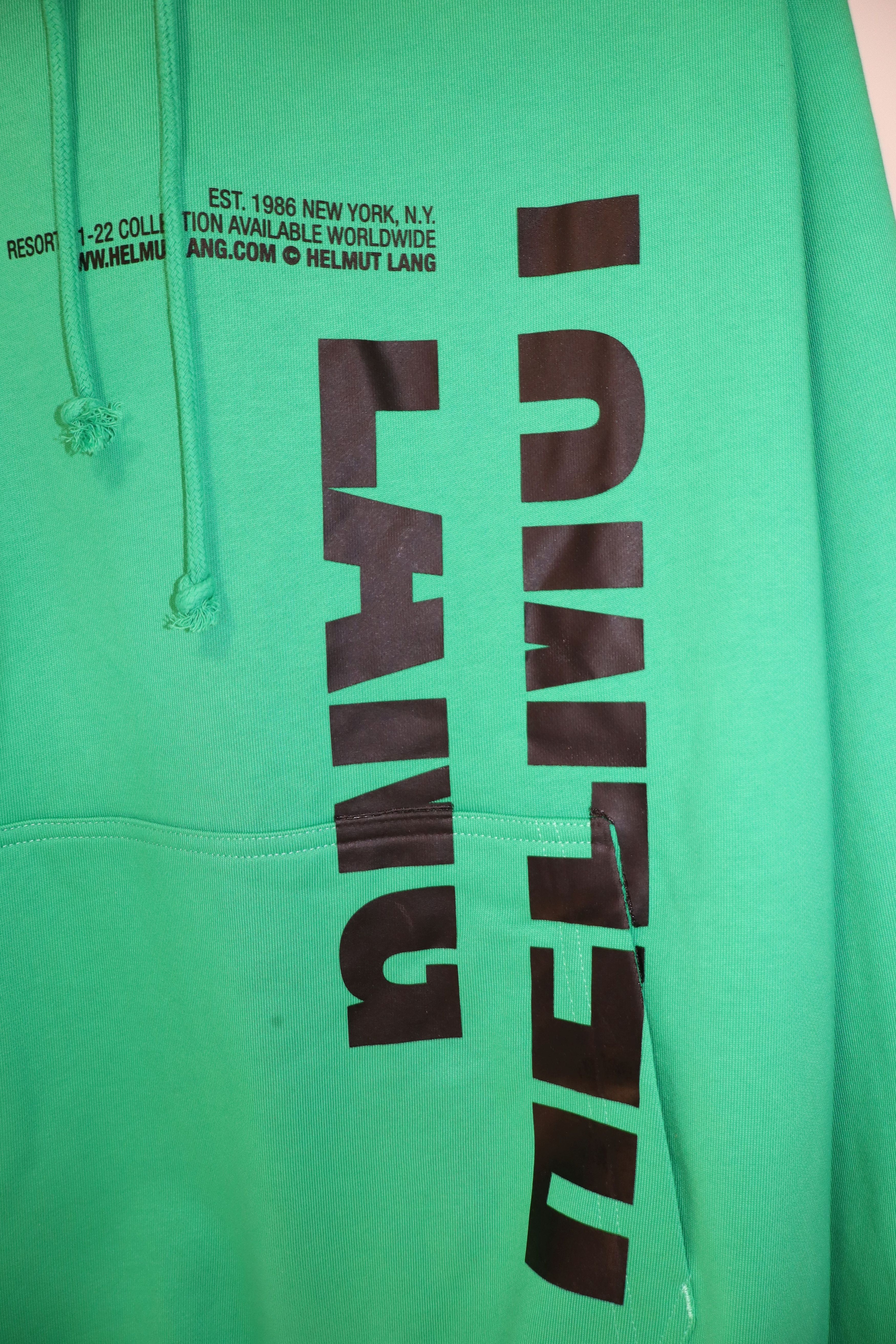 Helmut Lang Logo print hoodie Size US L / EU 52-54 / 3 - 9 Thumbnail