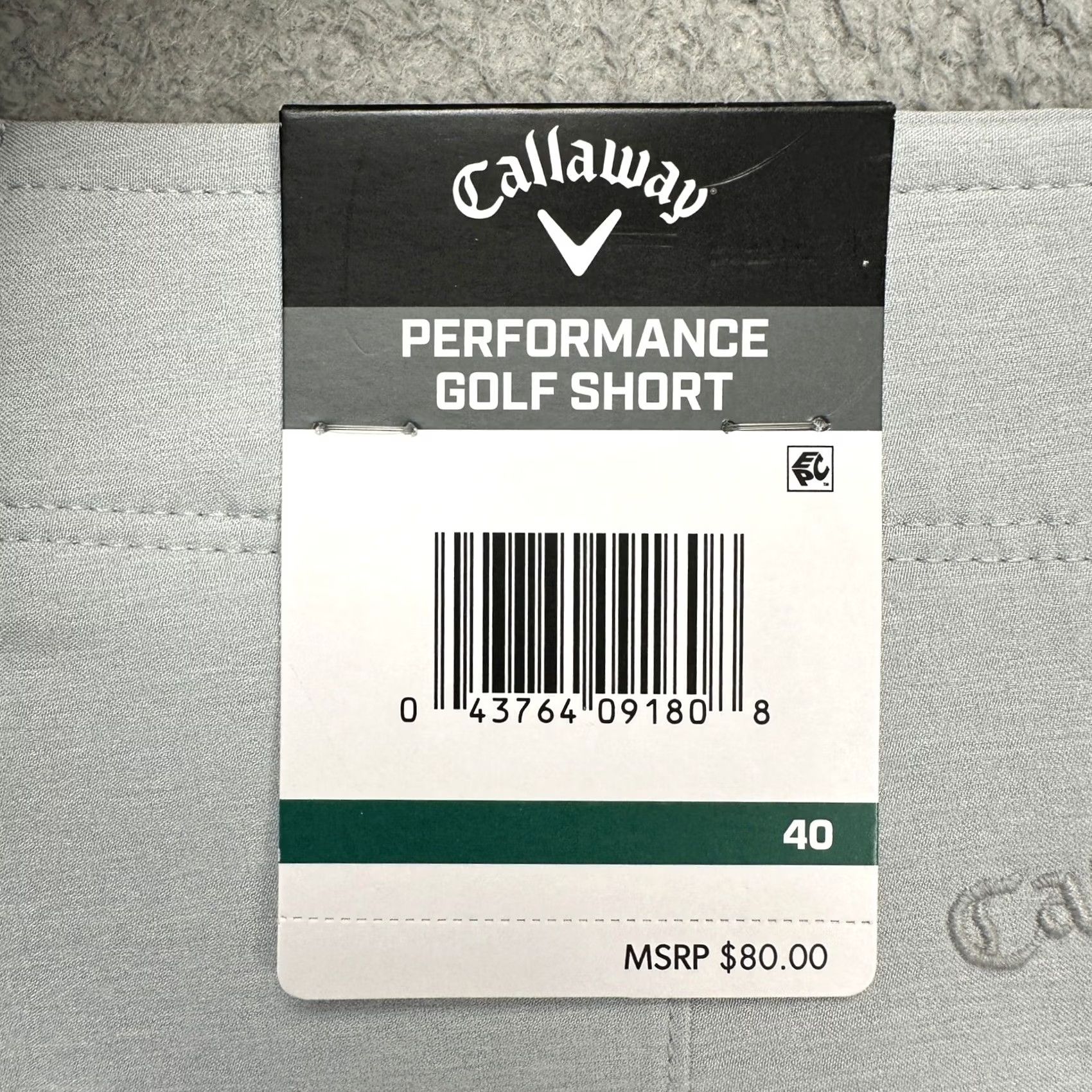Callaway VINTAGE Callaway Opti-Dri Mens Performance Golf Shorts 40 Grey Chino Stretch Pockets NEW Size US 40 / EU 56 - 5 Thumbnail
