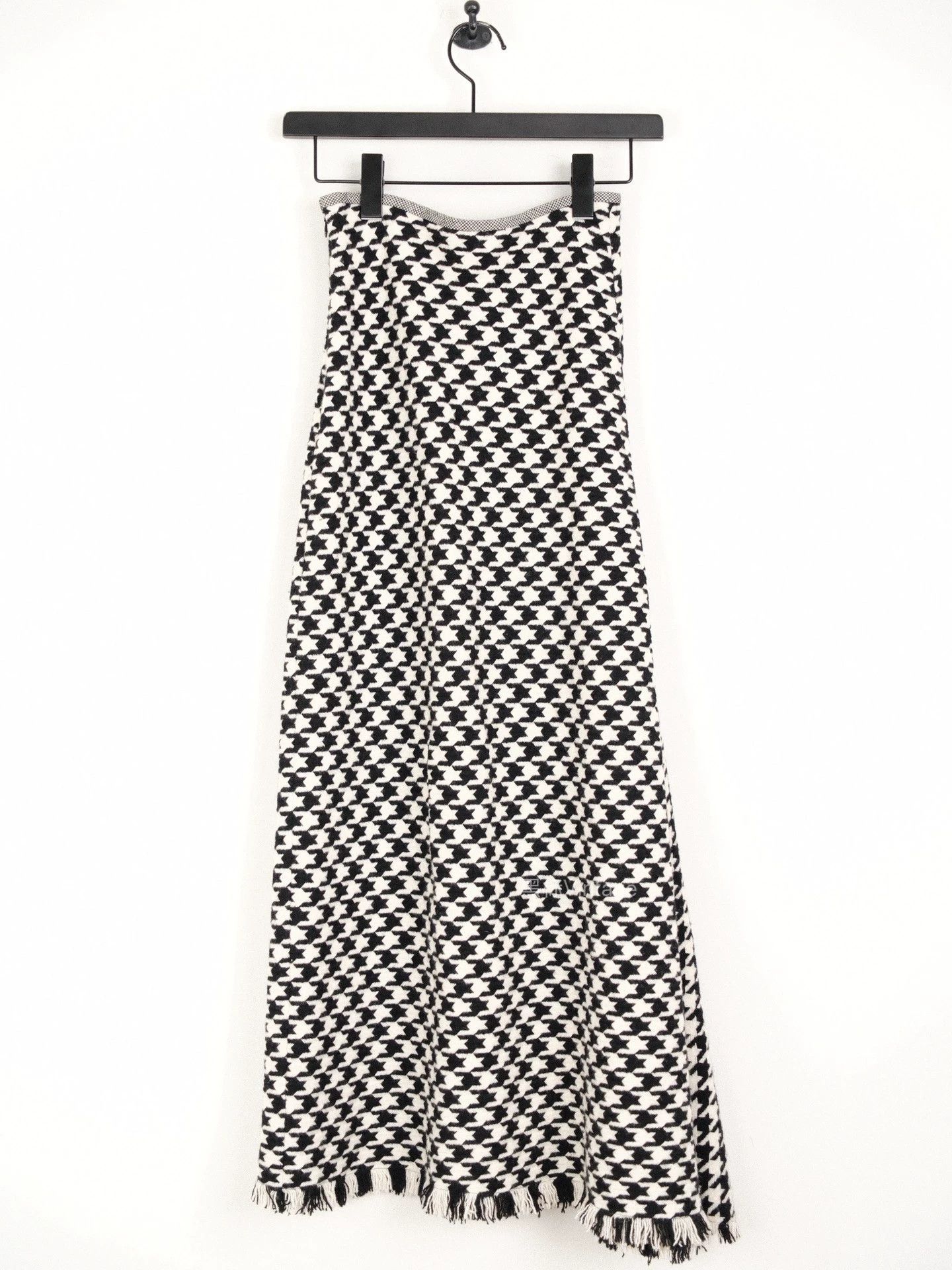 Yohji Yamamoto Yohji Yamamoto 03AW Vintage Plaid Tassel Mermaid Gown Size S / US 4 / IT 40 - 3 Thumbnail