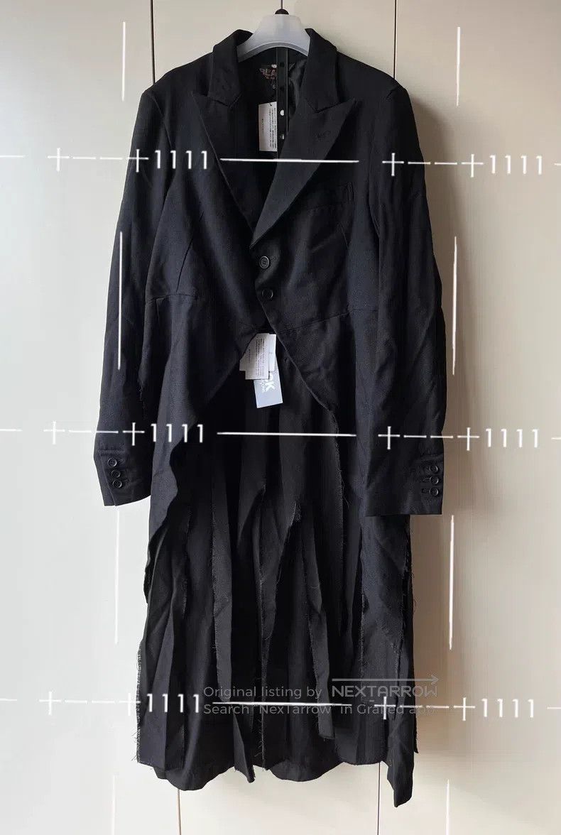 Comme des Garcons Comme Des Garcons Destroyed Wind Slash Torn Tailcoat Blaze Size S / US 4 / IT 40 - 4 Thumbnail