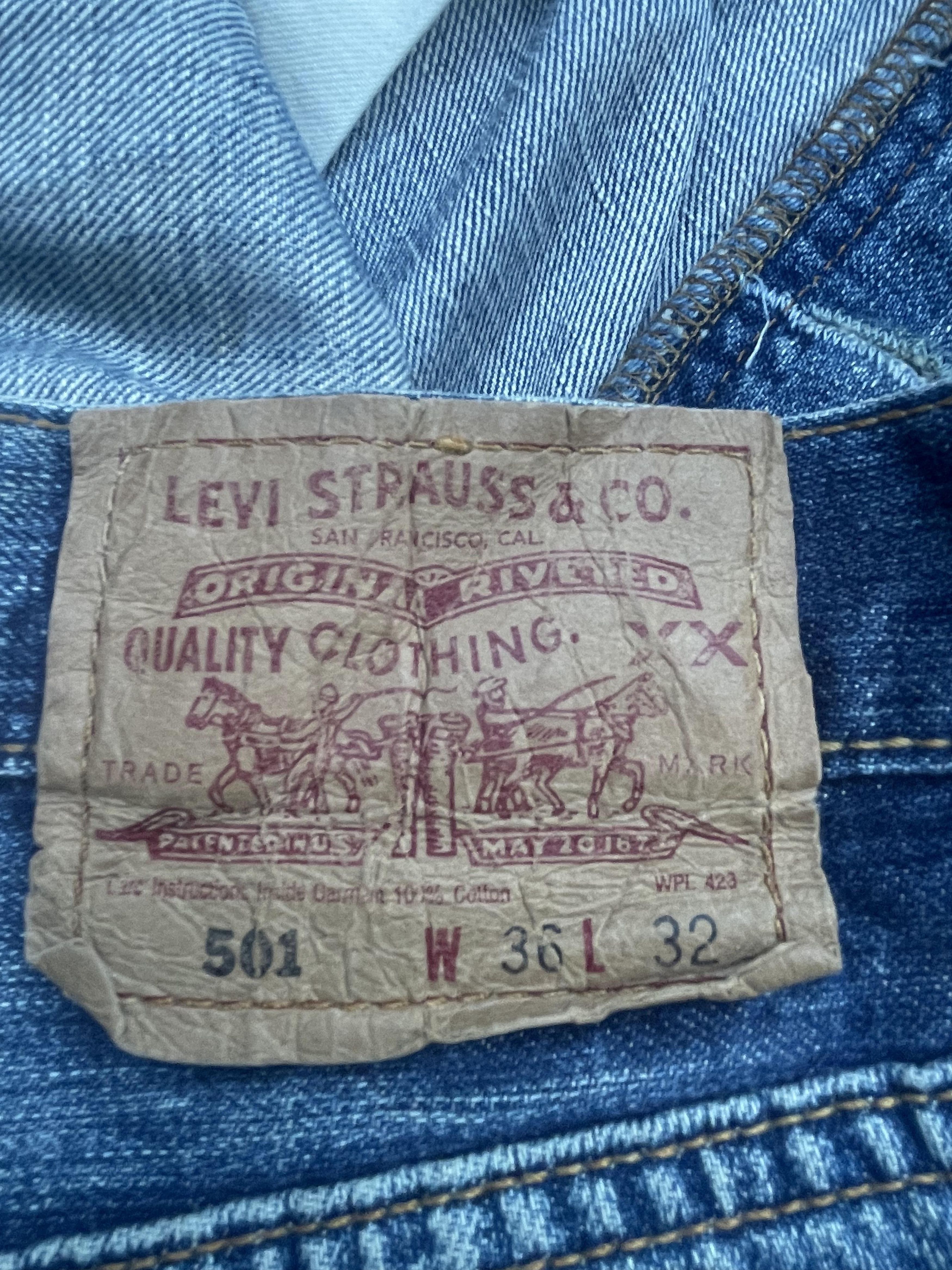 Levi's Vintage 2005 Levis 501 e Denim Short Size US 36 / EU 52 - 7 Thumbnail